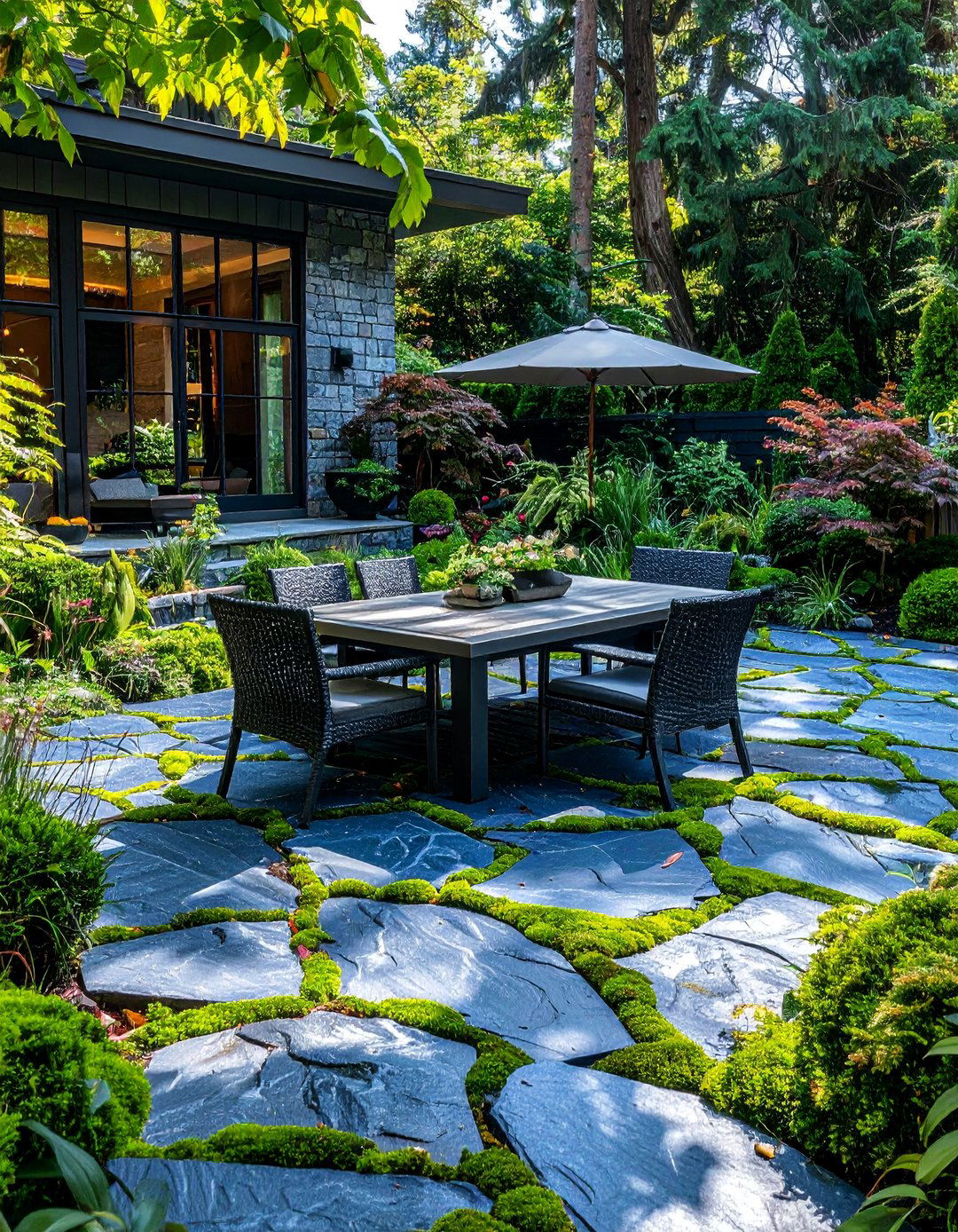 Flagstone Patio Designs - 40 Stone Landscaping Ideas for a Beautiful Outdoor Space