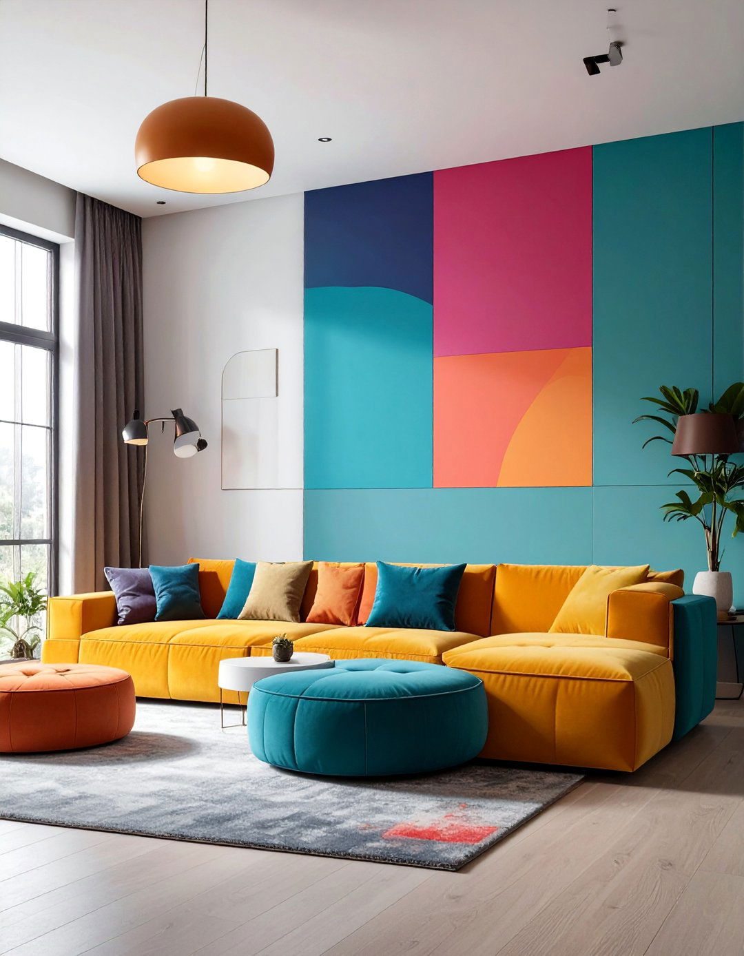 Flexible Modular Seating - 25 Functional Living Room Layout Ideas