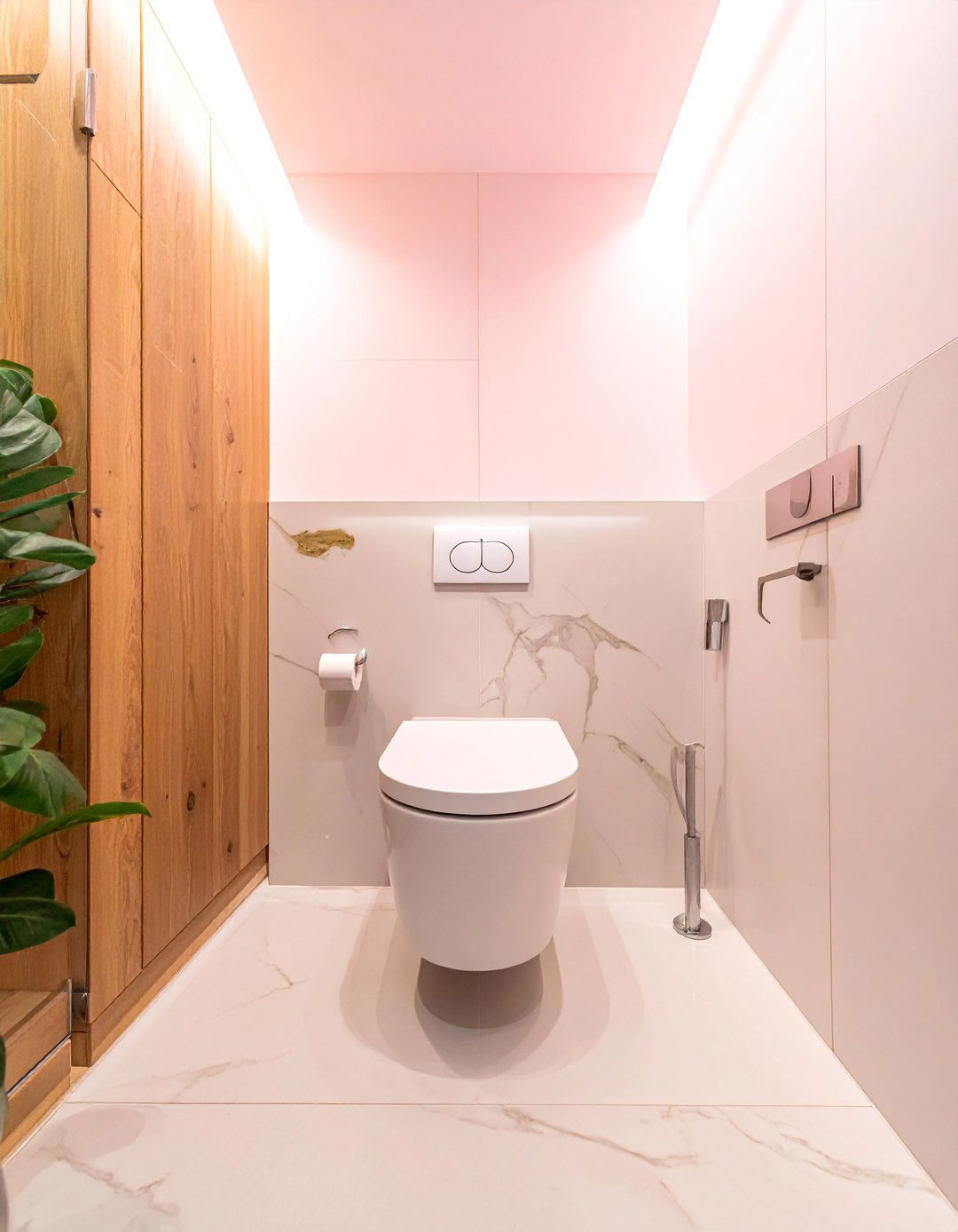 Floating Toilet Design - 40 Elegant Primary Bathroom Ideas for a Luxurious Space