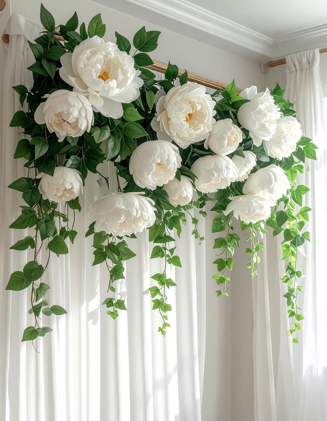 Floral Garland Nursery Window Treatment - 15 Floral Nursery Ideas for a Blooming Baby Room