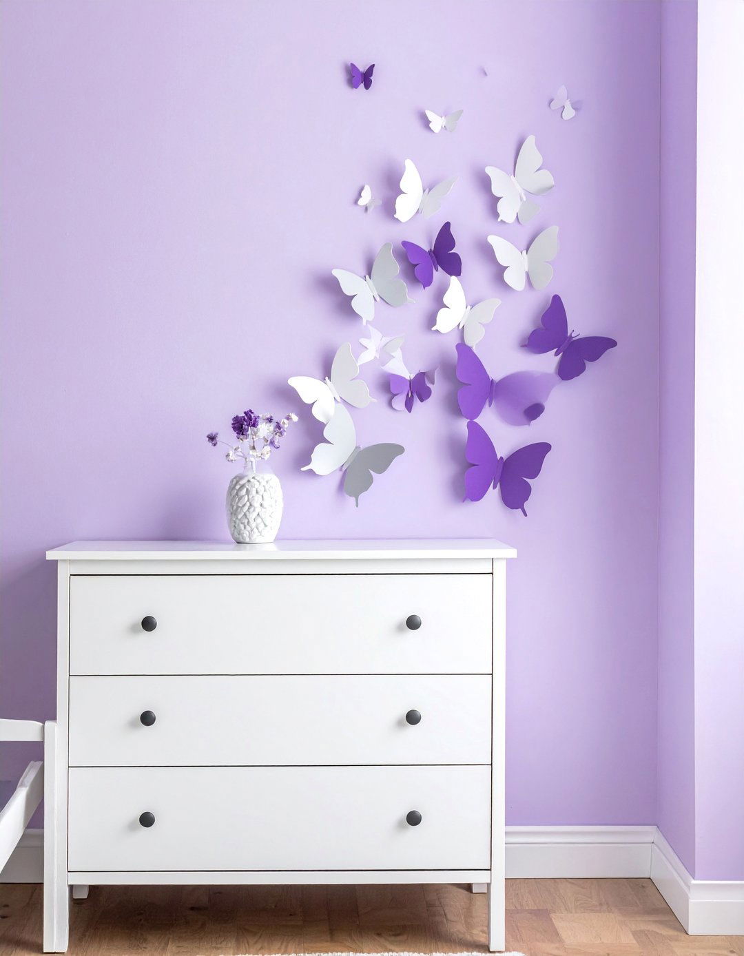 Fluttering 3D Butterfly Wall Art Installation - 15 Butterfly-themed Room Ideas for a Whimsical Space