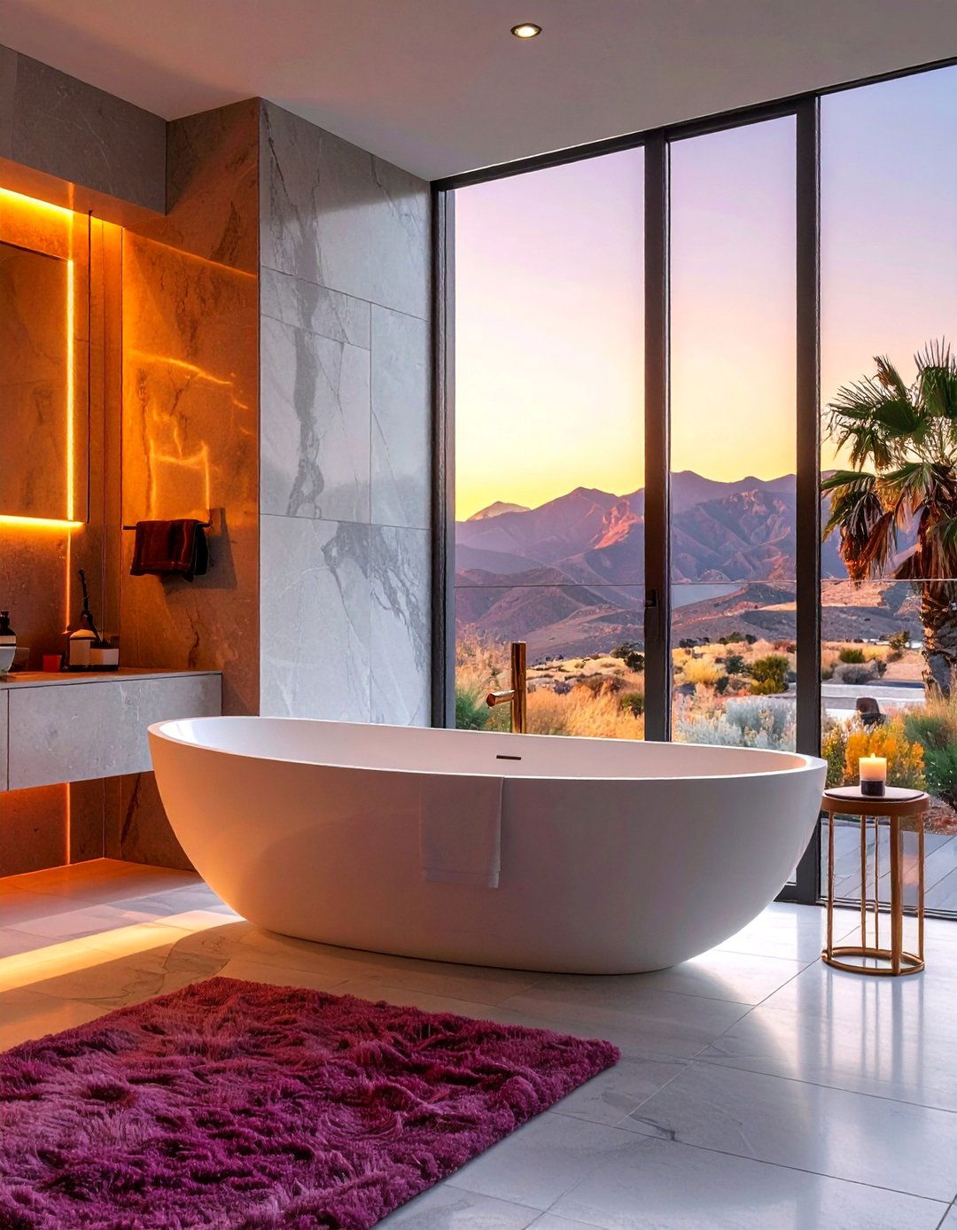 Freestanding Bathtub Focal Points - 30 Open Concept Bathroom Ideas for Modern Homes