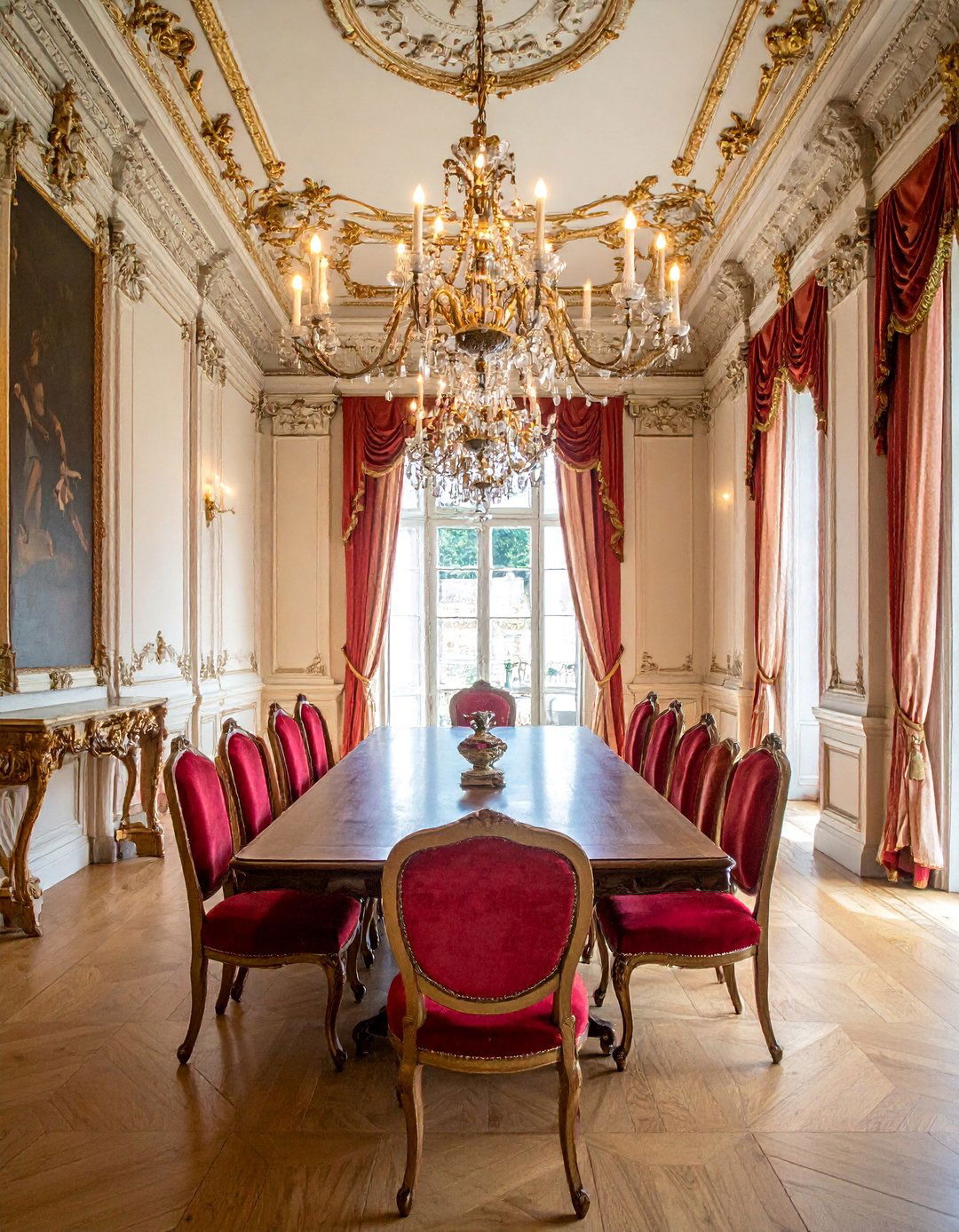 French Chateau Grand Dining Room - 25 French Parisian Dining Room Ideas for Elegant Homes