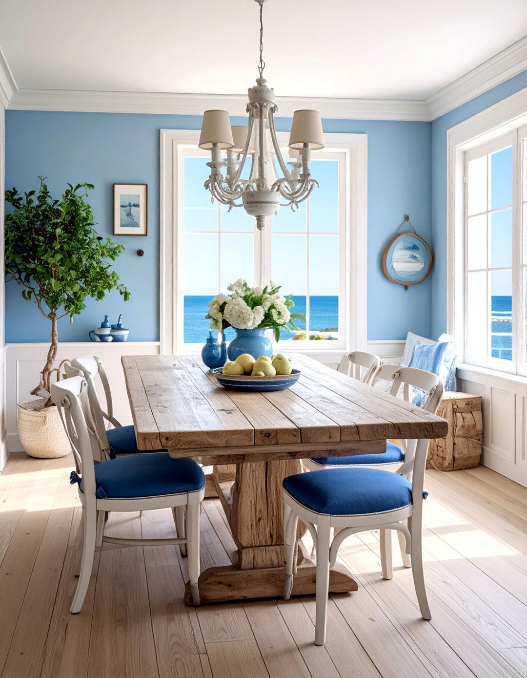 French Coastal Normandy Dining Room - 25 French Parisian Dining Room Ideas for Elegant Homes