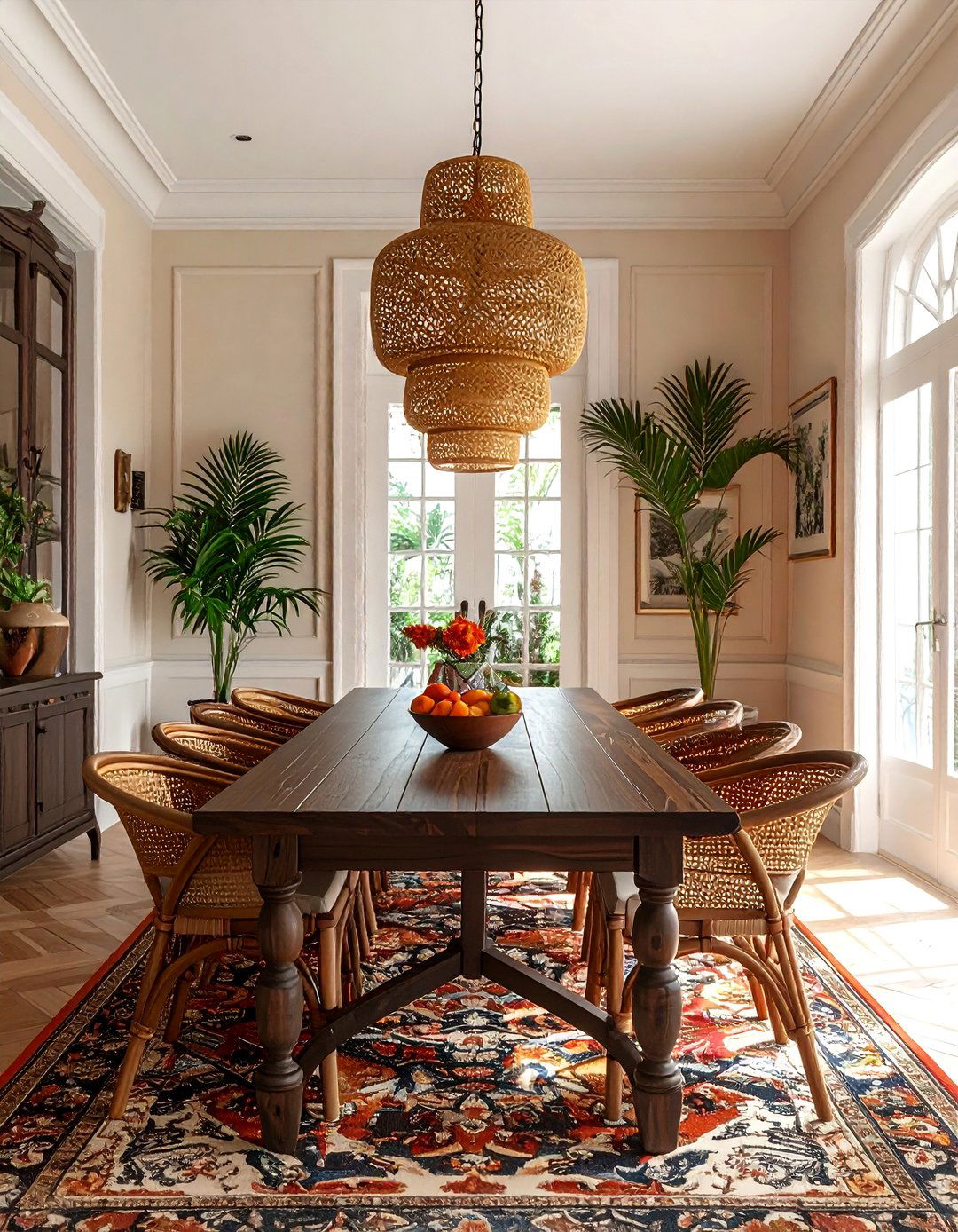 French Colonial Exotic Dining Room - 25 French Parisian Dining Room Ideas for Elegant Homes