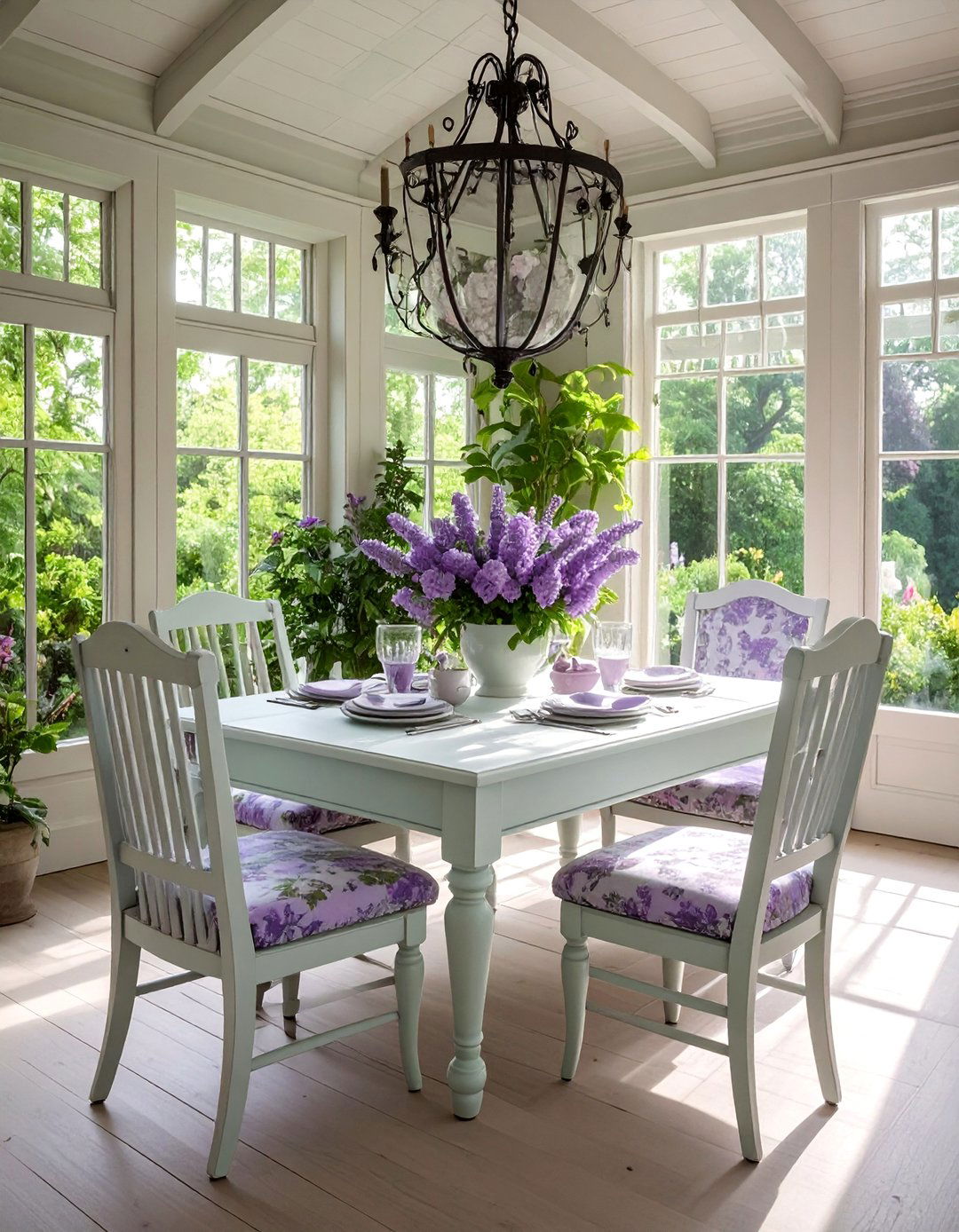 French Country Sunroom Dining - 25 Sunroom Dining Room Ideas for a Bright Space