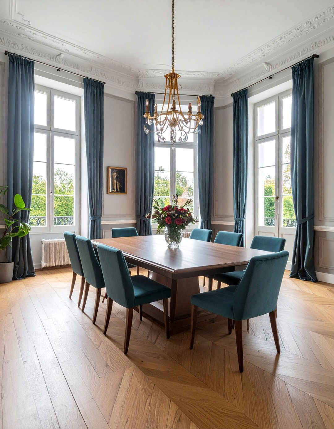 French Directoire Refined Dining Room - 25 French Parisian Dining Room Ideas for Elegant Homes