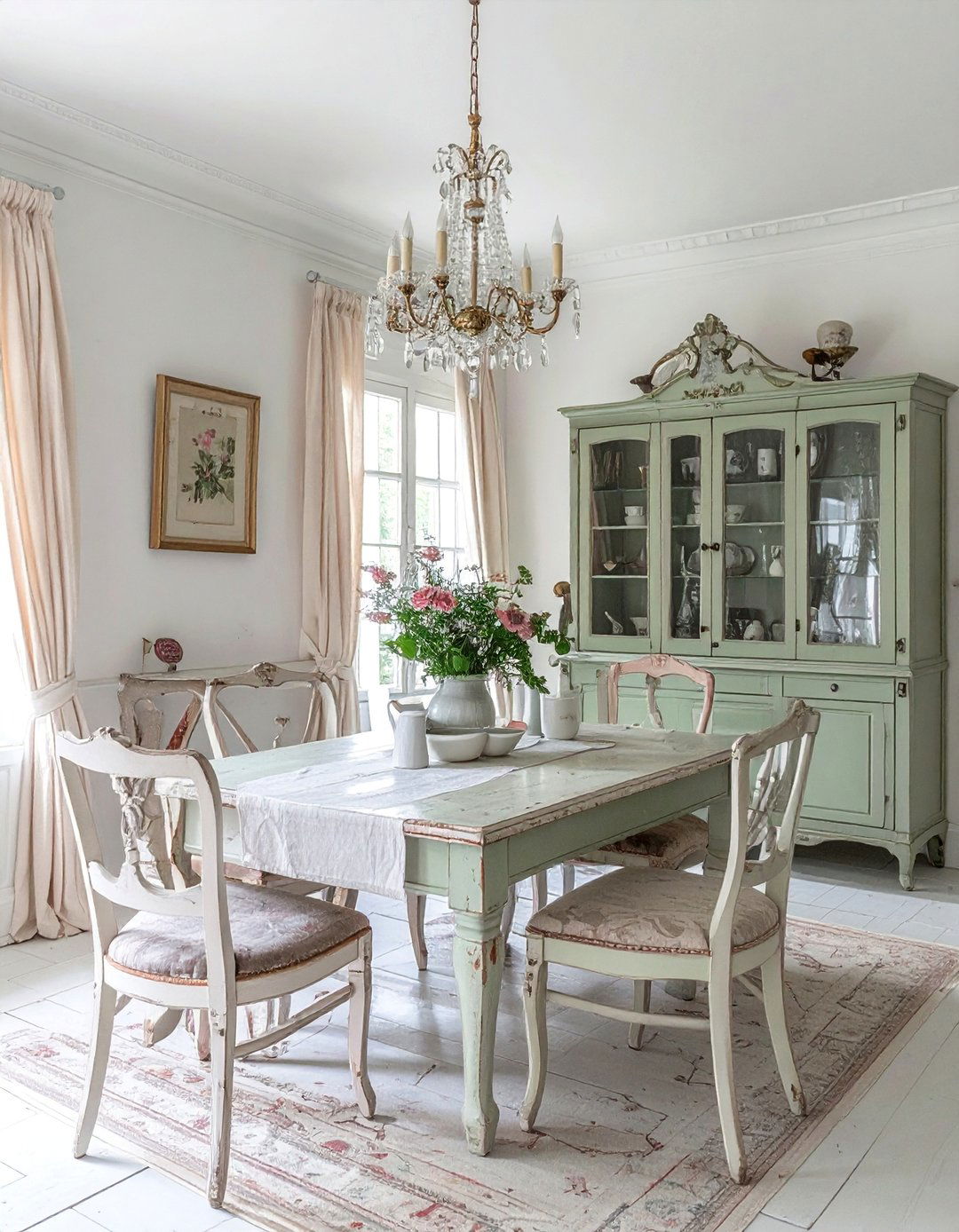 French Shabby Chic Dining Room - 25 French Parisian Dining Room Ideas for Elegant Homes