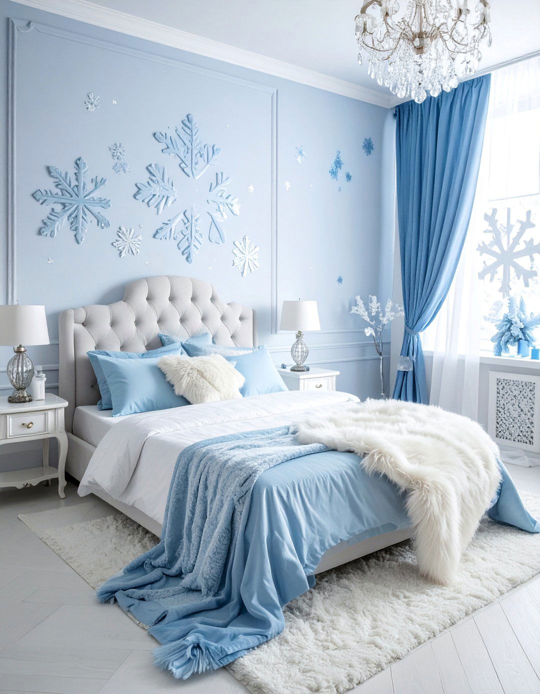 Frozen Winter Wonderland Bedroom - 20 Fantasy Bedroom Ideas to Create a Dreamy Escape