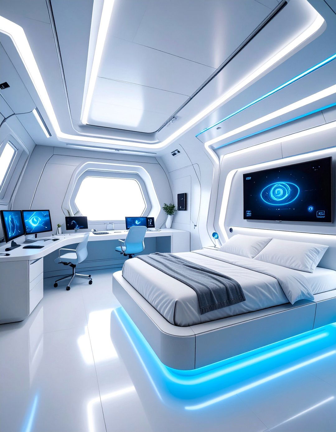 Galactic Explorers Starship Cabin Bedroom - 20 Fantasy Bedroom Ideas to Create a Dreamy Escape