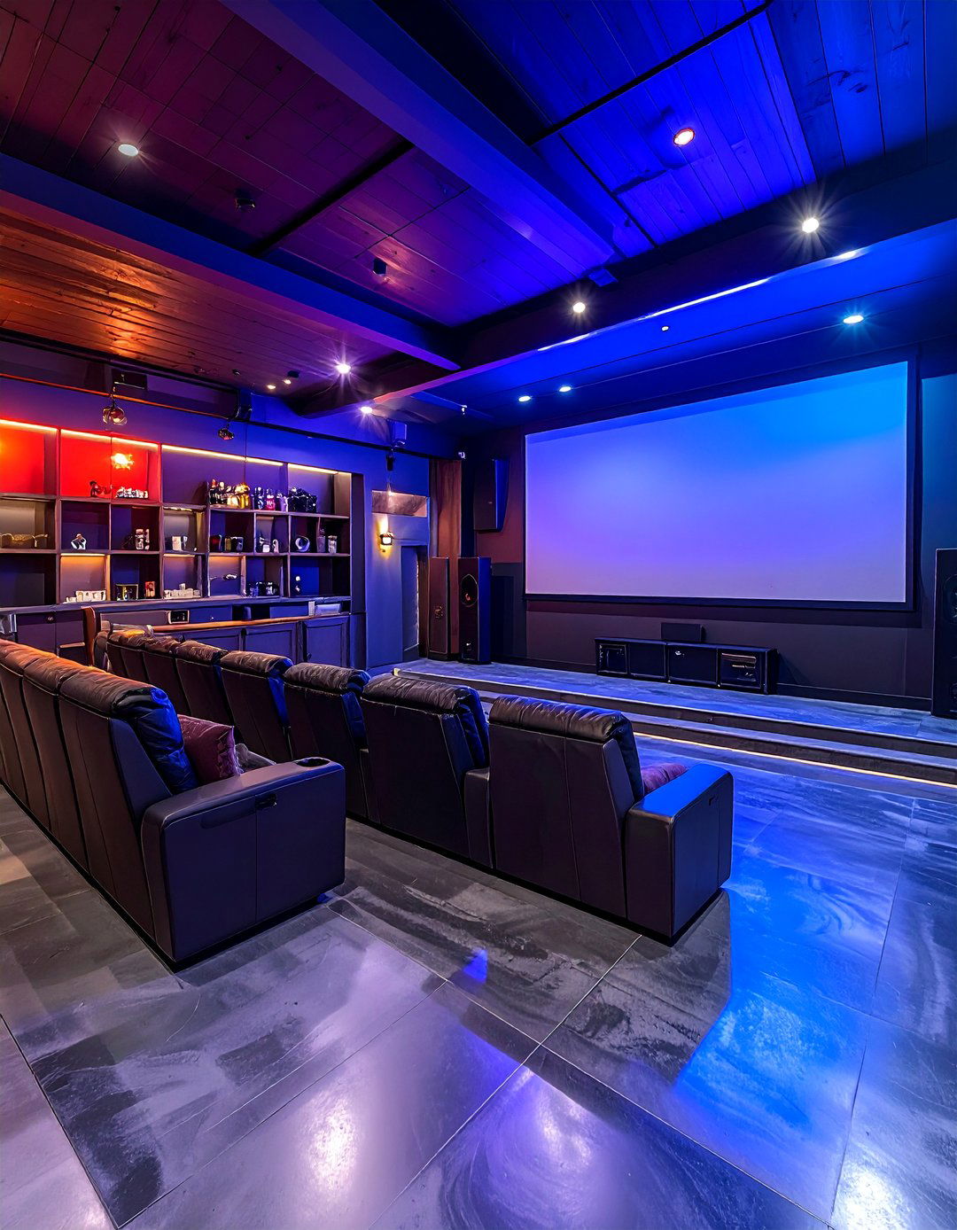 Garage Theater Conversion - 40 Small Home Theater Ideas for Movie Nights