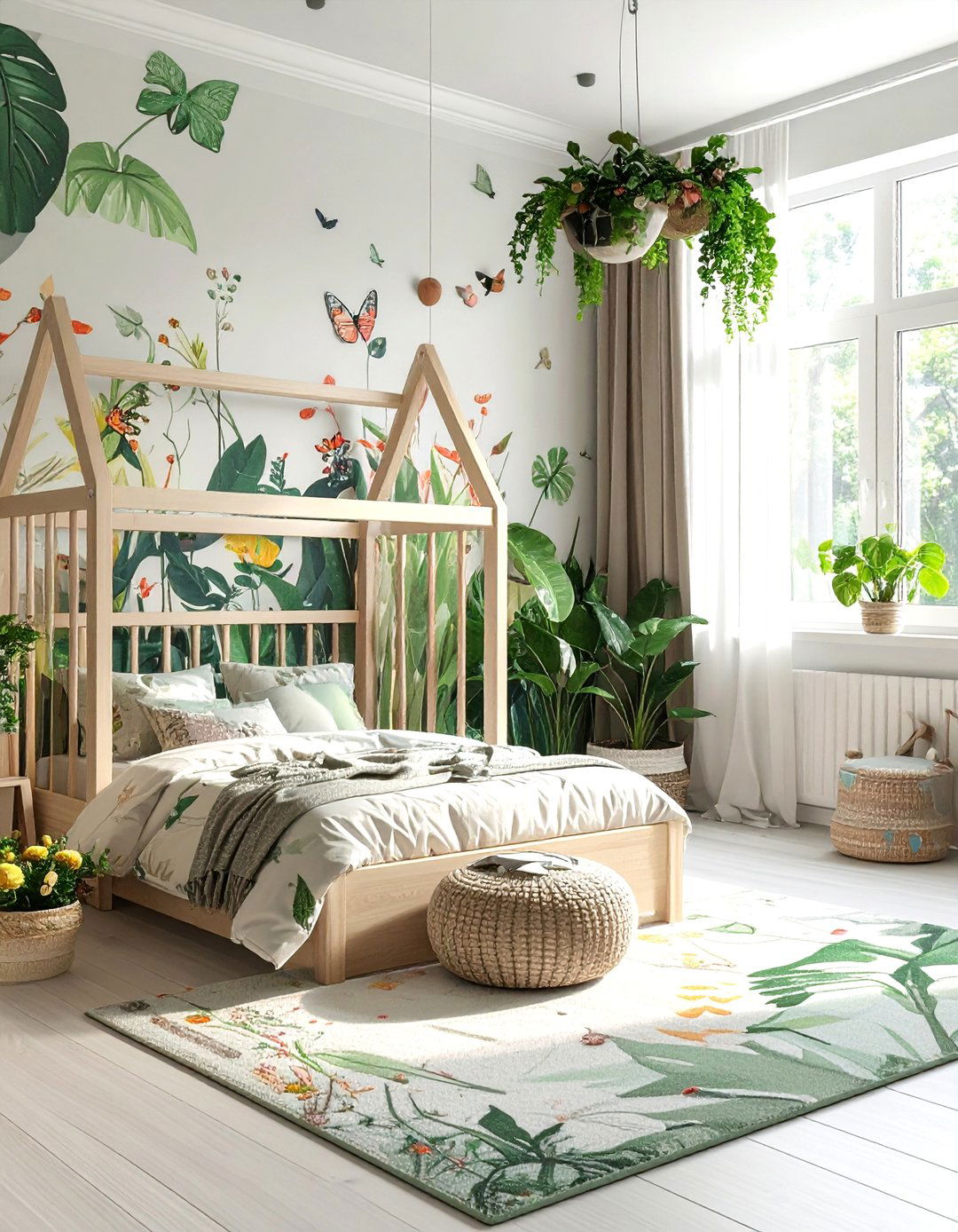 Garden Nature Escape - 40 Toddler Room Ideas for Fun and Functionality