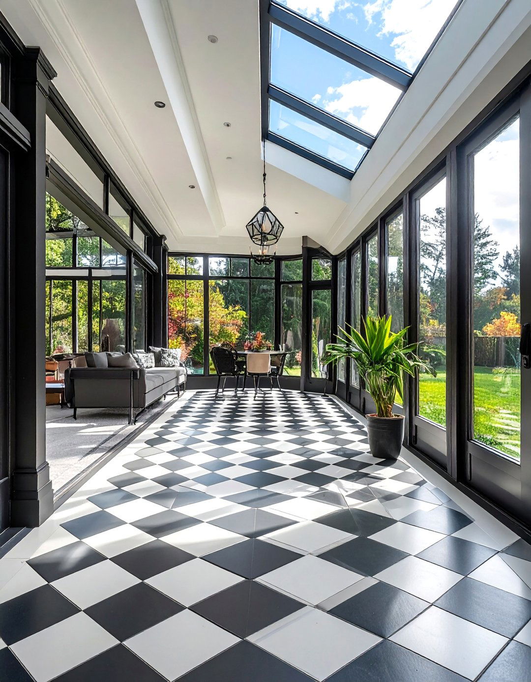 Geometric Patterned Ceramic Tiles