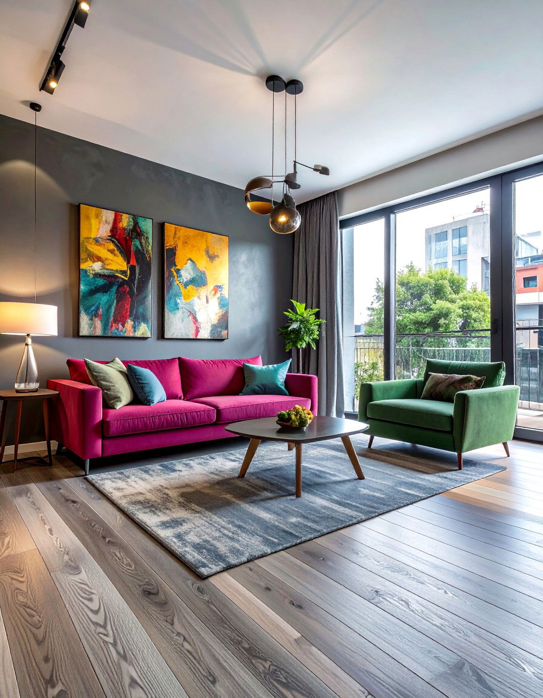 Grey Washed Oak Living Room Floor - 25 Beautiful Living Room Wood Floor Ideas