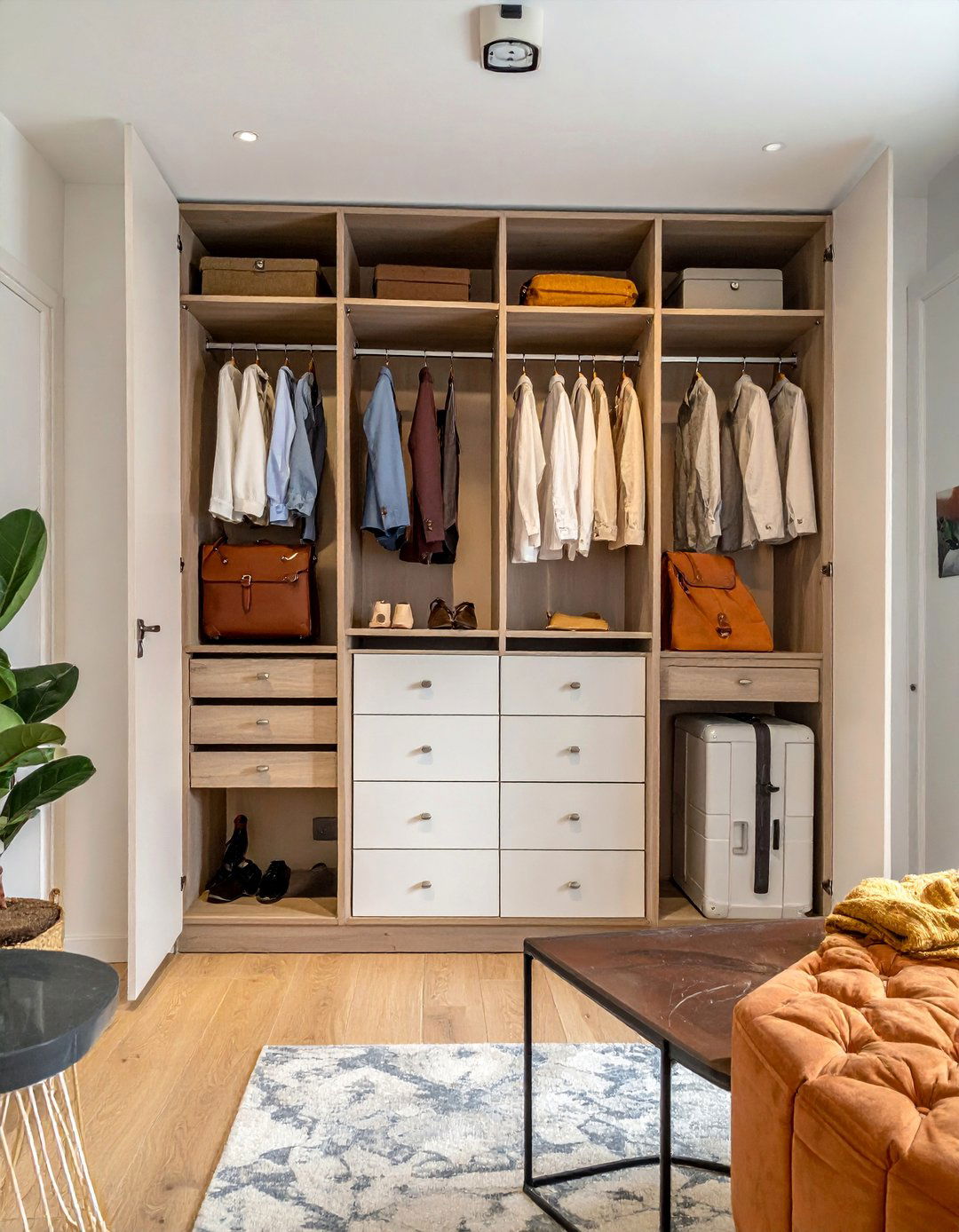 Guest Room Dual Purpose - 30 Open Closet Ideas for a Modern Wardrobe
