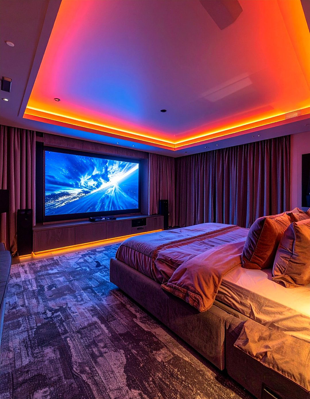 Guest Room Theater - 40 Small Home Theater Ideas for Movie Nights