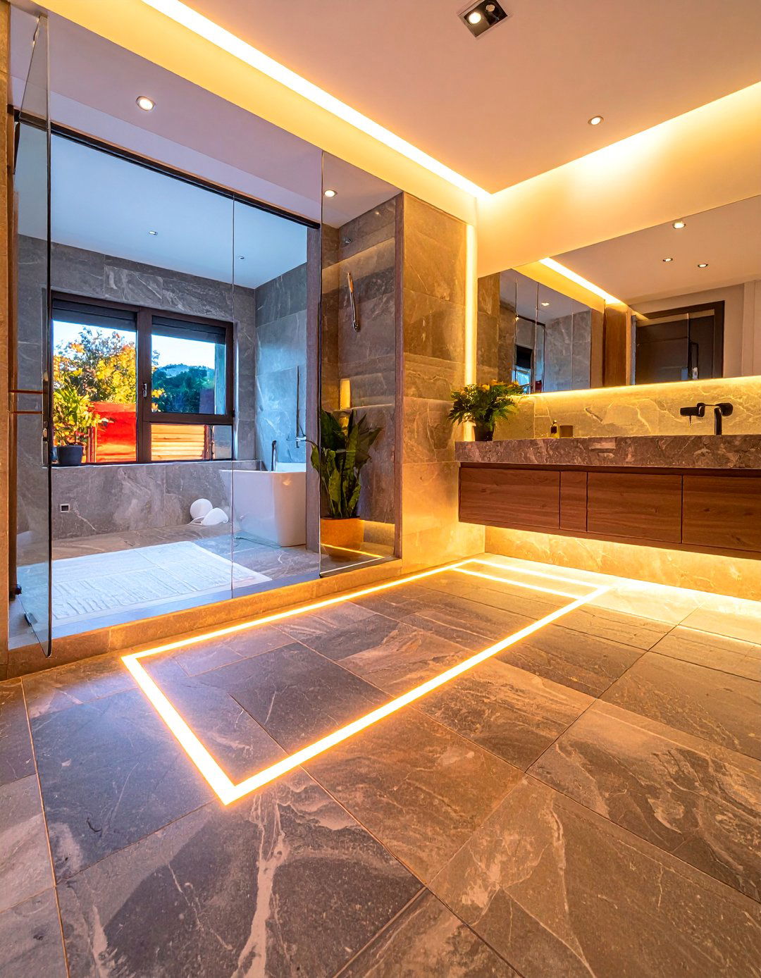 Heated Floor Systems - 30 Open Concept Bathroom Ideas for Modern Homes