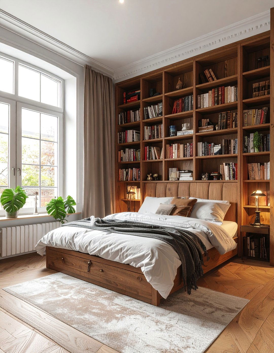 Hidden Library Portal Bedroom - 20 Fantasy Bedroom Ideas to Create a Dreamy Escape