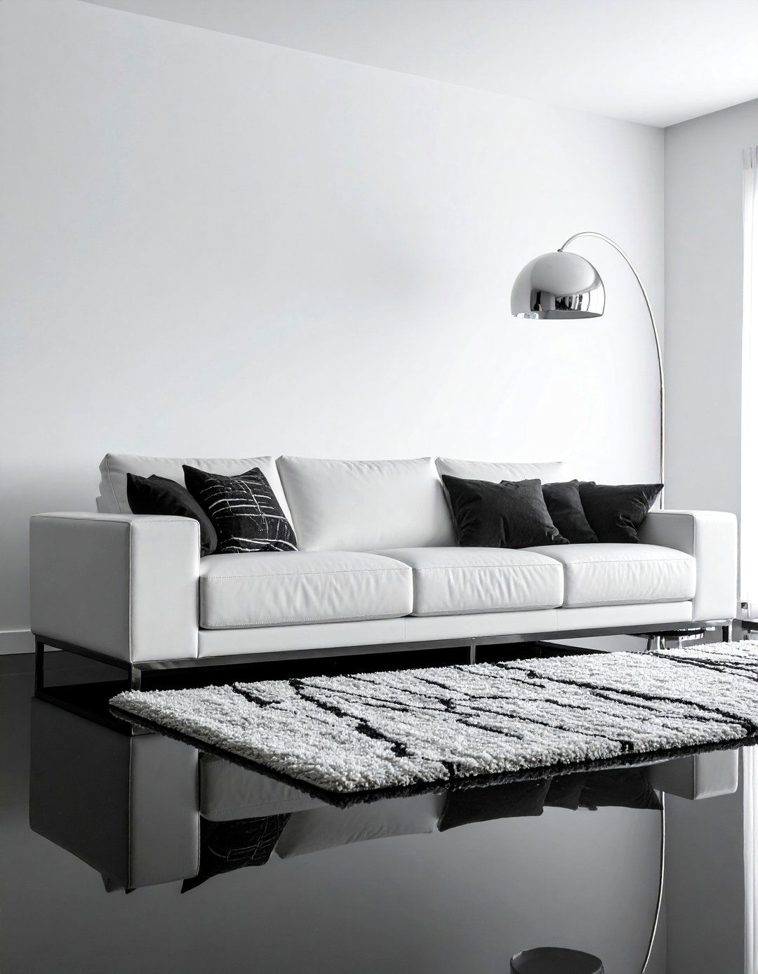 High Gloss Black Epoxy Floor Living Room - 25 Black Floor Living Room Ideas for a Dramatic Look