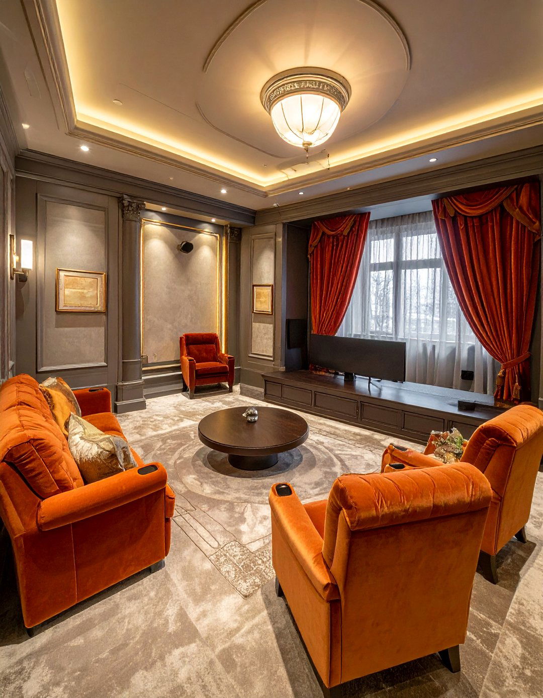 Historic Home Theater - 40 Small Home Theater Ideas for Movie Nights