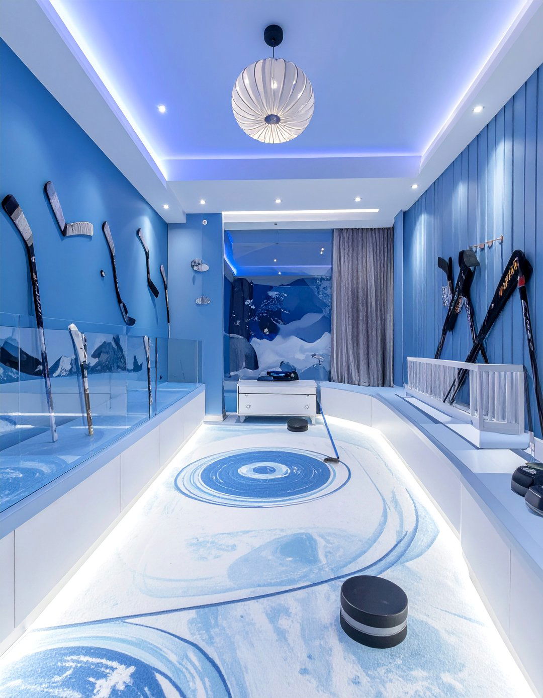 Hockey Rink Ice Palace Theme - 20 Sports Nursery Ideas for a Fun and Active Theme
