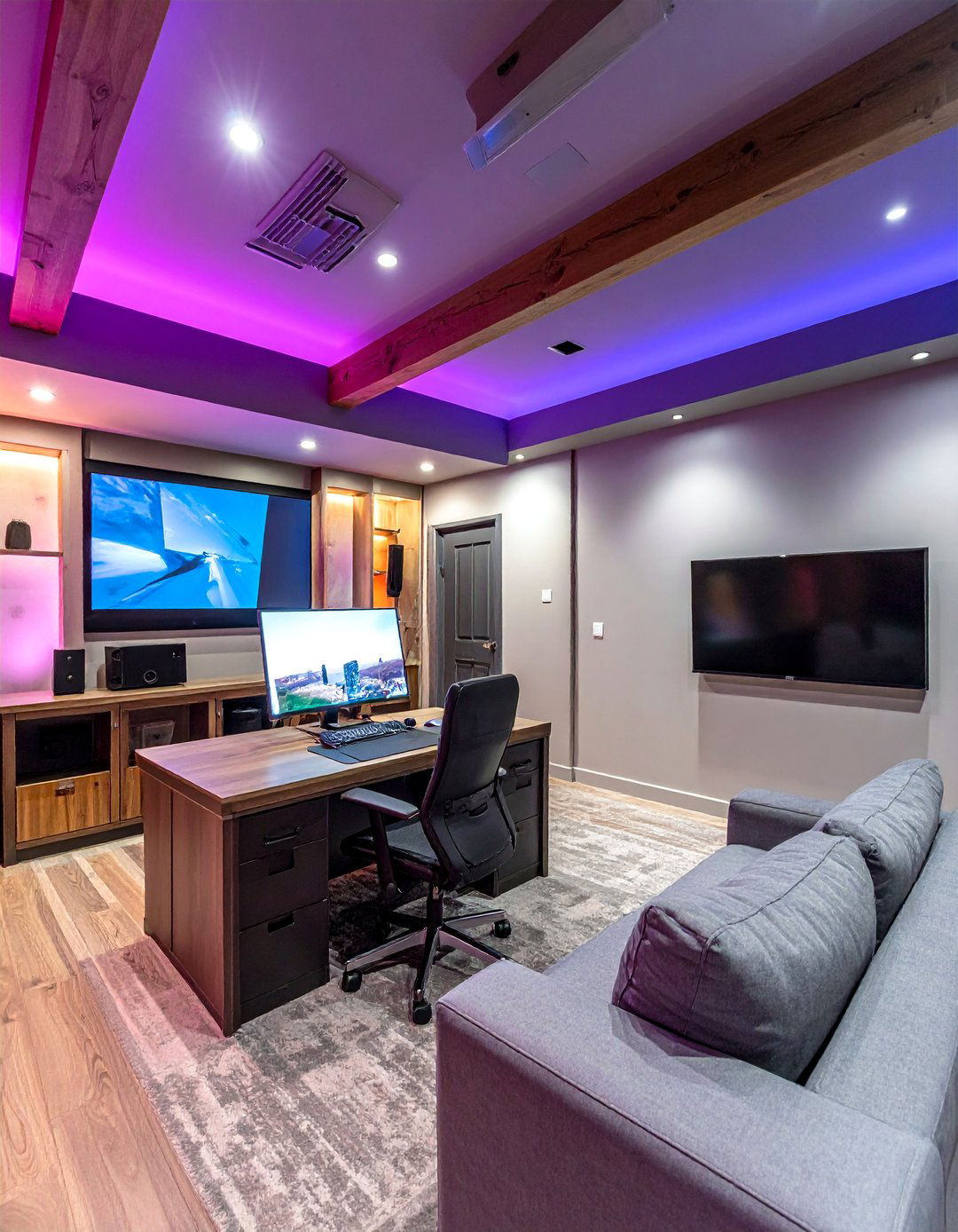 Home Office Theater Space - 25 Basement Home Theater Ideas for Movie Nights