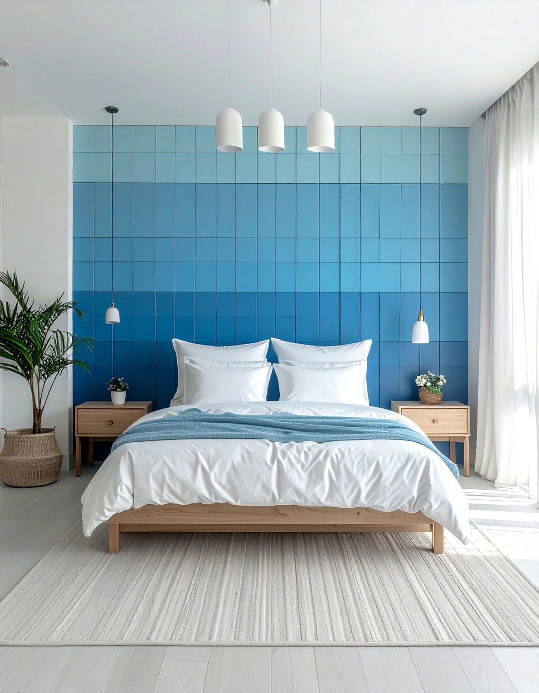 Horizontal Ombre Wood Slat Accent Wall - 40 Wood Slat Accent Wall Ideas for Your Home