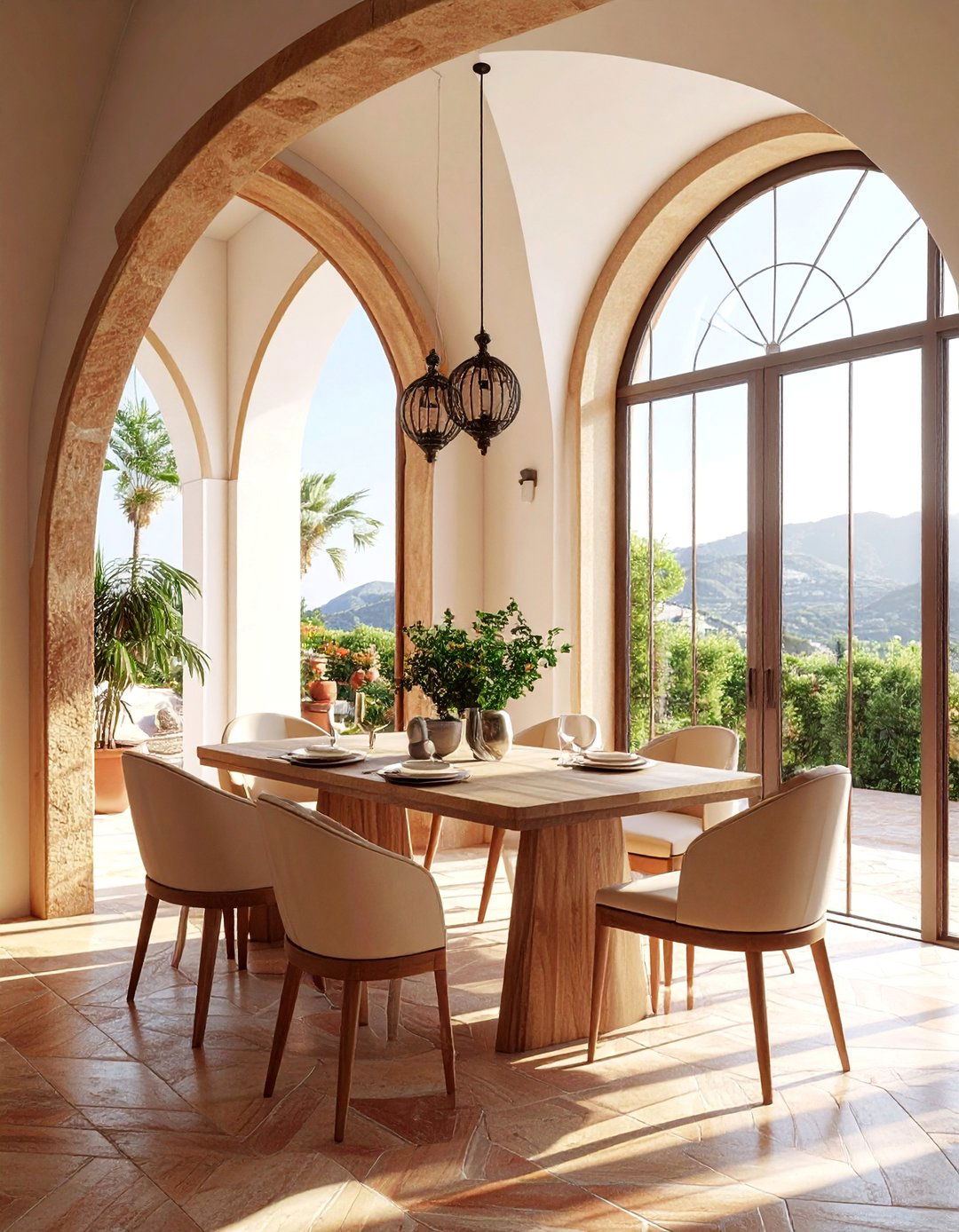Horseshoe Arch Windows for Mediterranean Inspired Spaces - 30 Arch Window Design Ideas for Elegant Home Interiors