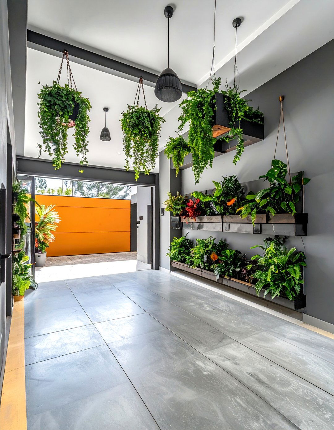 Indoor Plant Integration System - 15 Garage Entryway Ideas for a Functional and Stylish Space