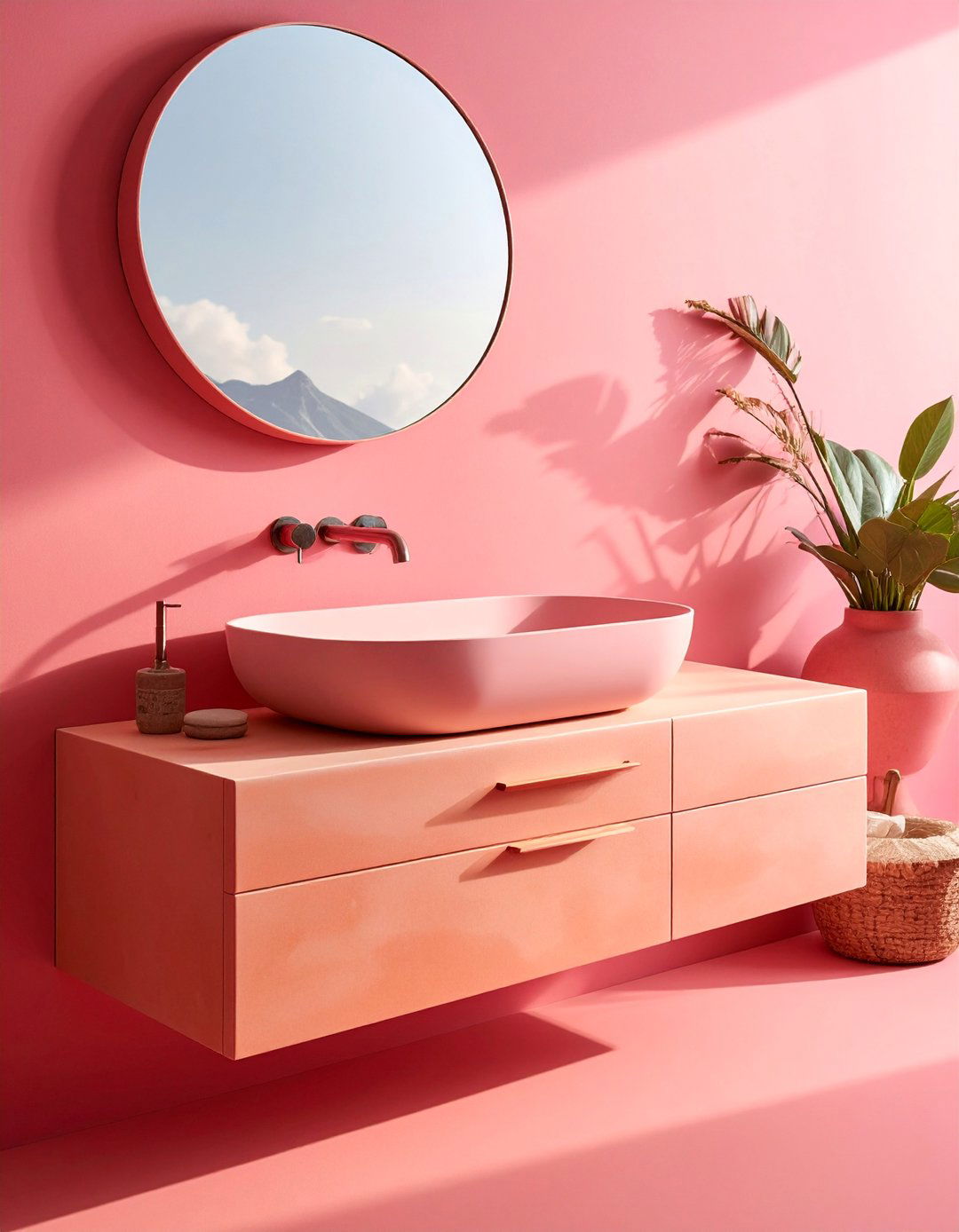 Integrated Sink Bathroom Countertops - 20 Bathroom Countertop Ideas for a Functional and Stylish Space