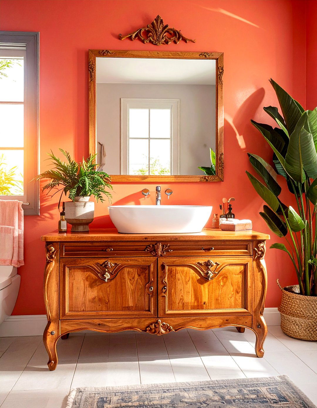 Integrating Antique and Vintage Furniture - 20 Maximalist Bathroom Design Ideas for Bold Style