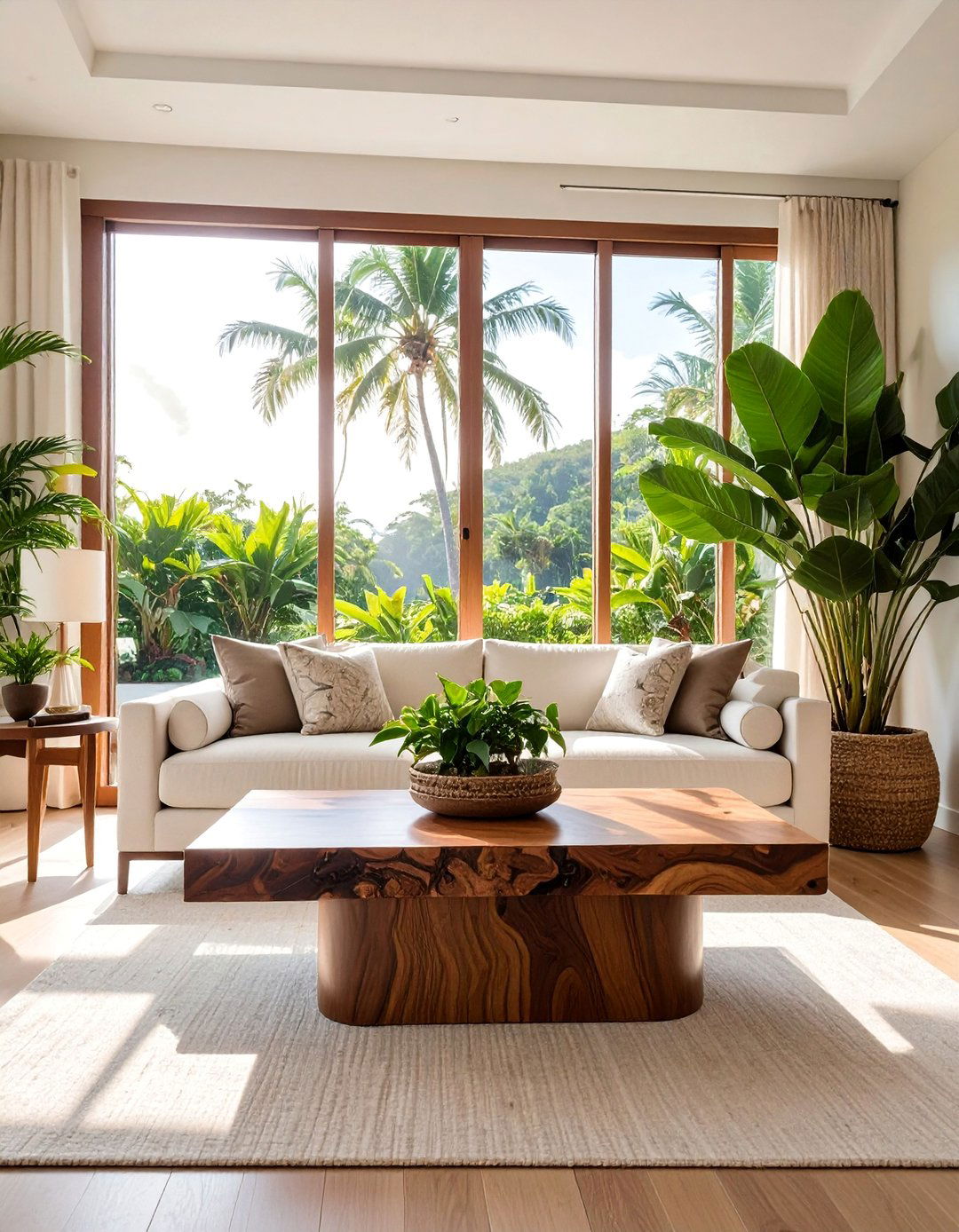 Integrating Koa Wood Furnishings - 15 Hawaiian Interior Design Ideas for a Tropical Vibe