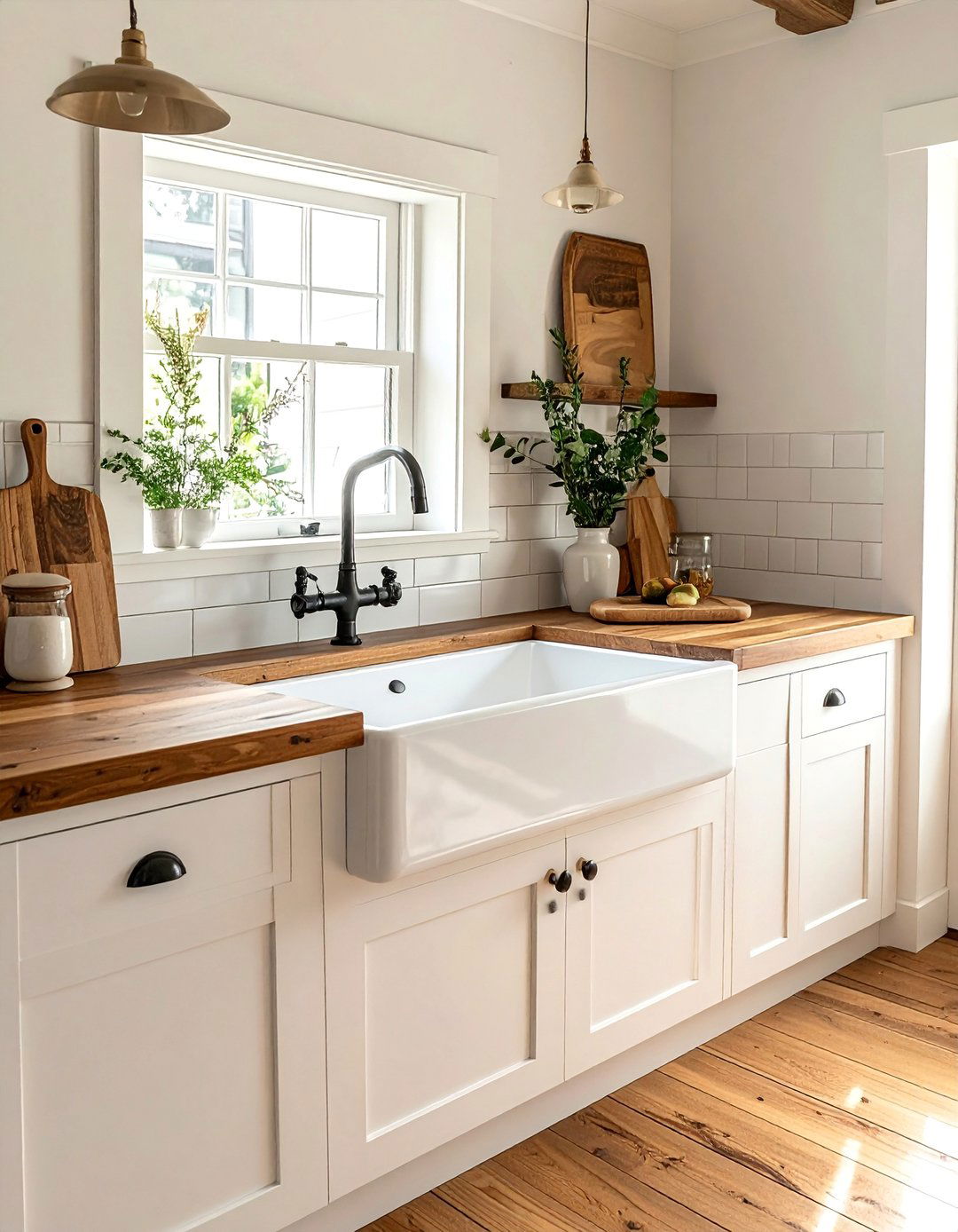 Integrating a Farmhouse Sink into a Shabby Chic Kitchen - 15 Charming Shabby Chic Kitchen Ideas for Vintage Style