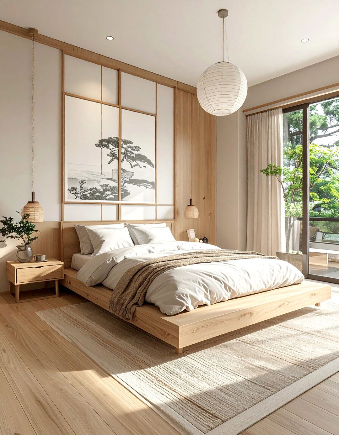 Japandi Style for Understated Elegance - 20 Dreamy Bedroom Design Ideas for a Relaxing Space