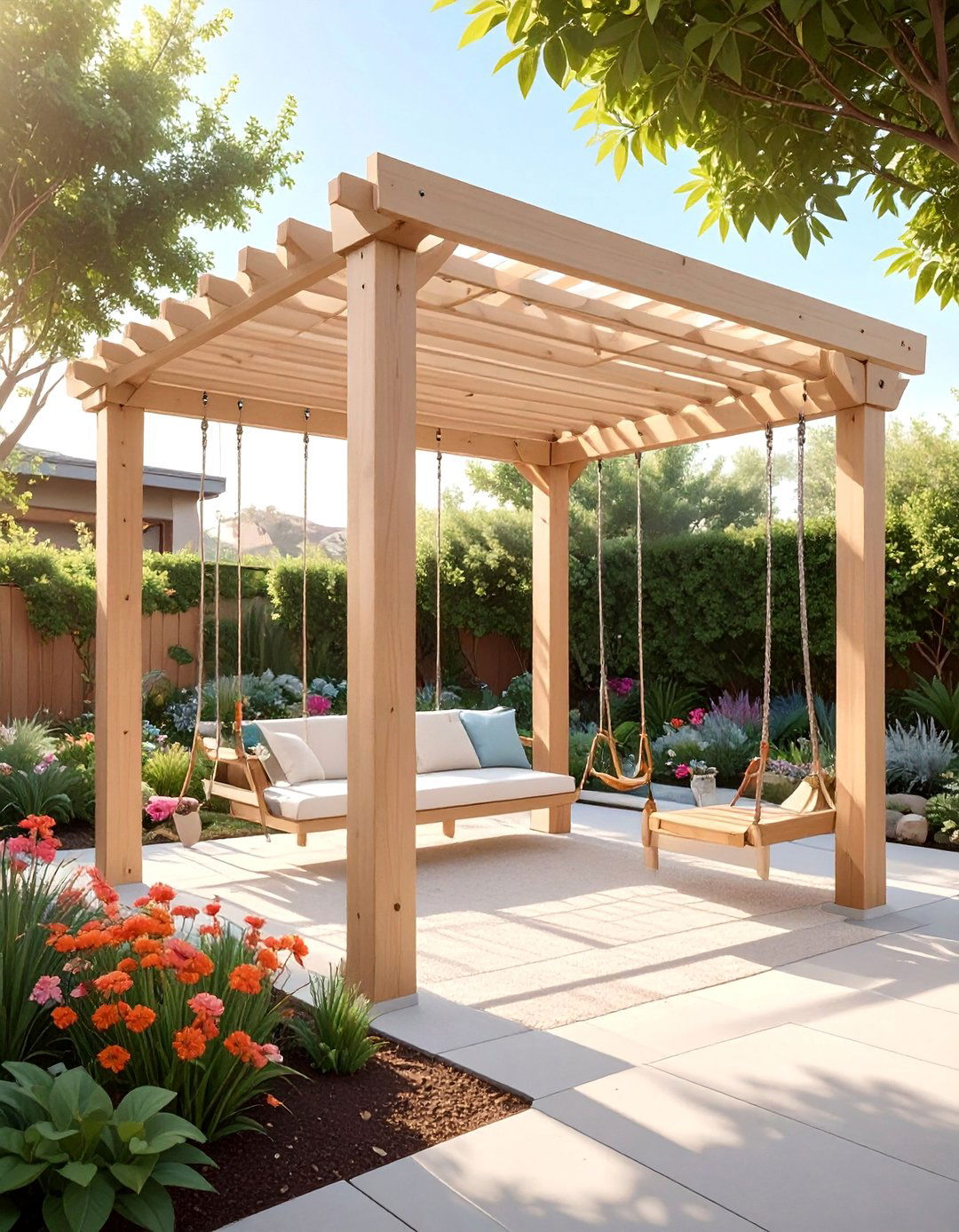 Kids Play Area Pergola - 40 Patio With a Pergola Ideas for Outdoor Living Spaces