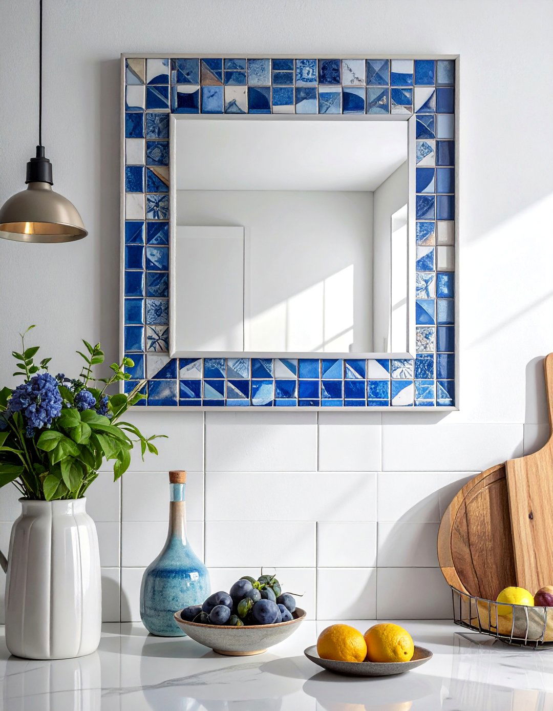 Kitchen Tile Backsplash Mosaic Mirror - 20 Mosaic Mirror Ideas for Unique Home Decor
