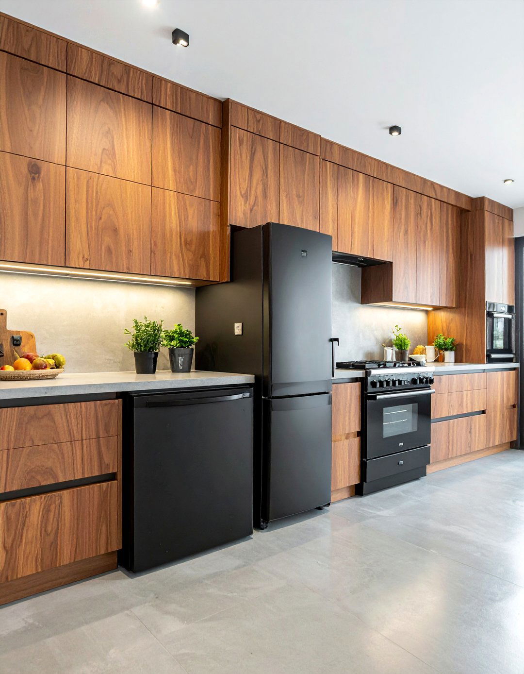 Kitchens with Matte Black Appliances - 25 Kitchens With Colored Appliances Ideas for Fun