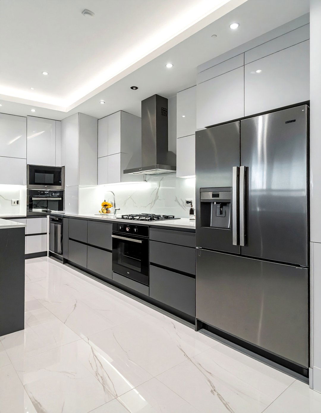 Kitchens with a Graphite Gray Appliance Set - 25 Kitchens With Colored Appliances Ideas for Fun