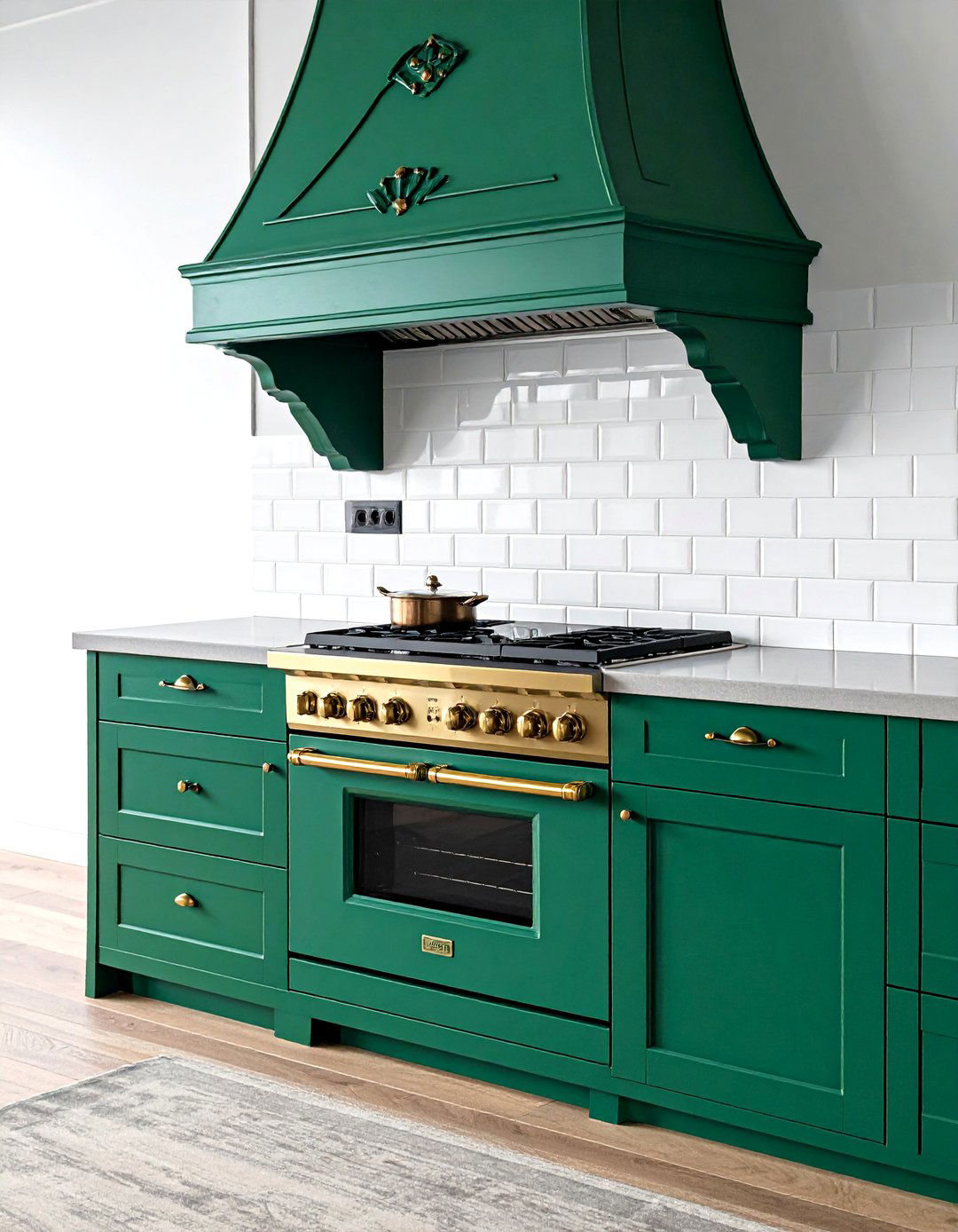 Kitchens with an Emerald Green Stove - 25 Kitchens With Colored Appliances Ideas for Fun