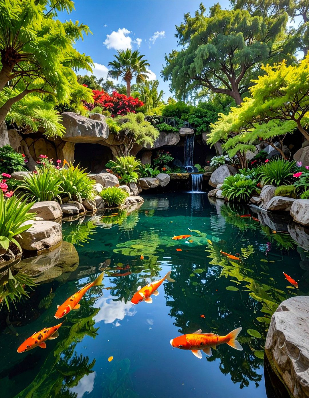Koi Pond Water Gardens - 15 Water Garden Ideas to Enhance Your Outdoor Space