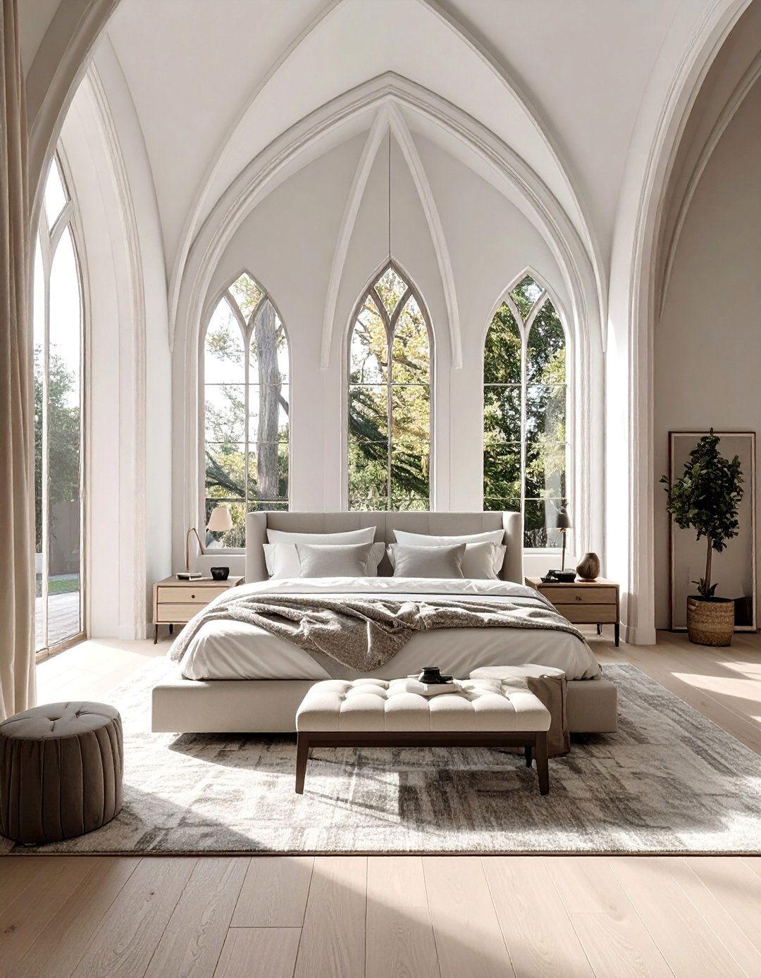 Lancet Arch Windows for Dramatic Bedroom Statements - 30 Arch Window Design Ideas for Elegant Home Interiors