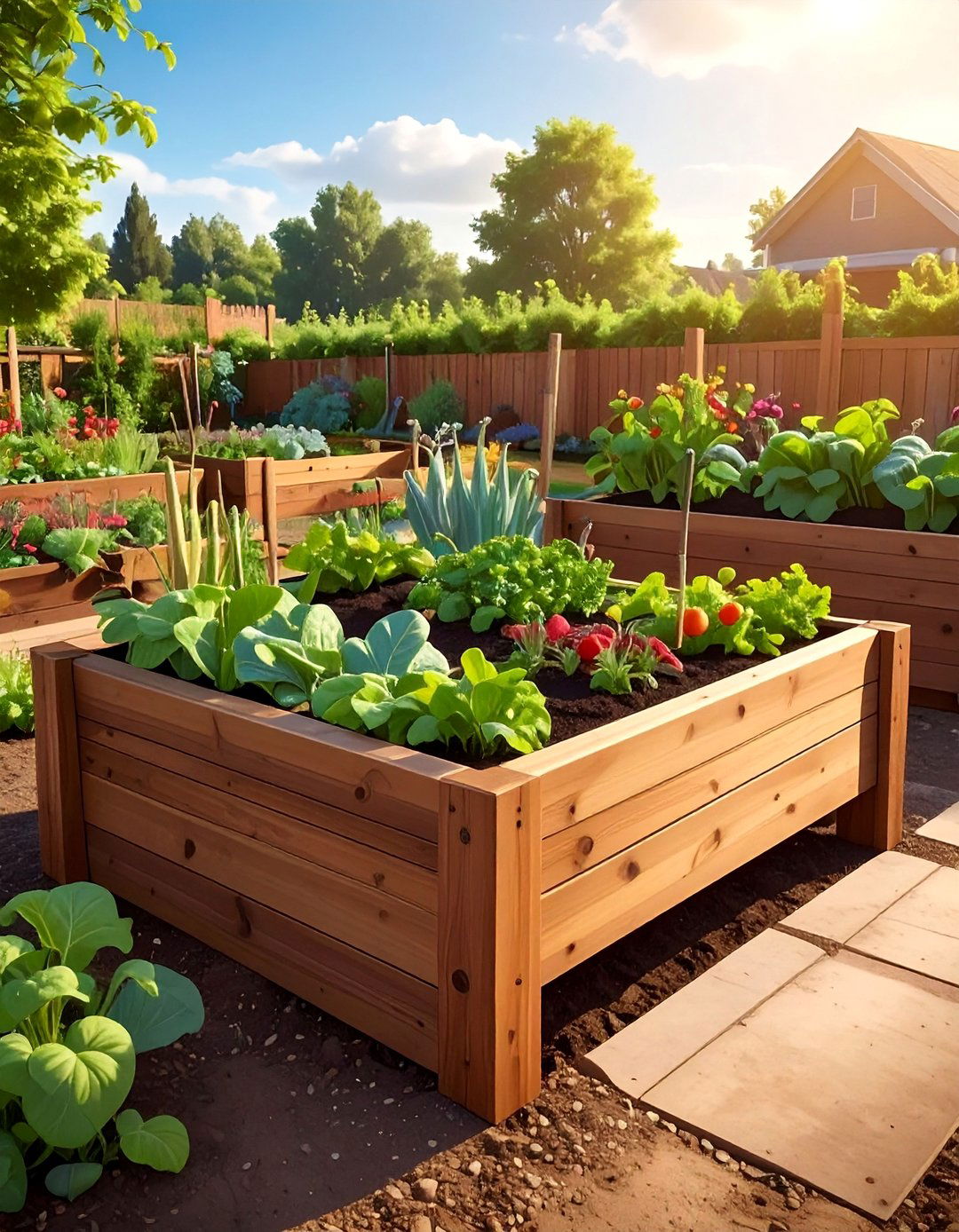 Landscape Timber Frames - 25 Budget-Friendly Raised Garden Bed Ideas for Your Backyard