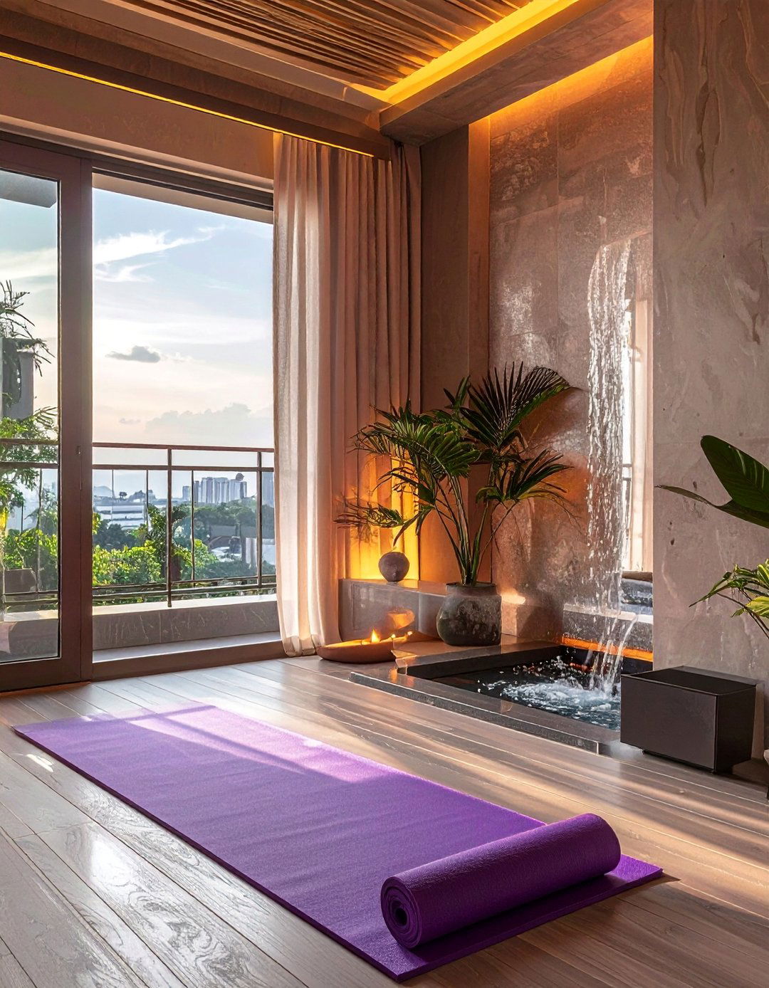 Large Balcony Private Yoga and Meditation Space - 25 Large Balcony Ideas for Outdoor Living