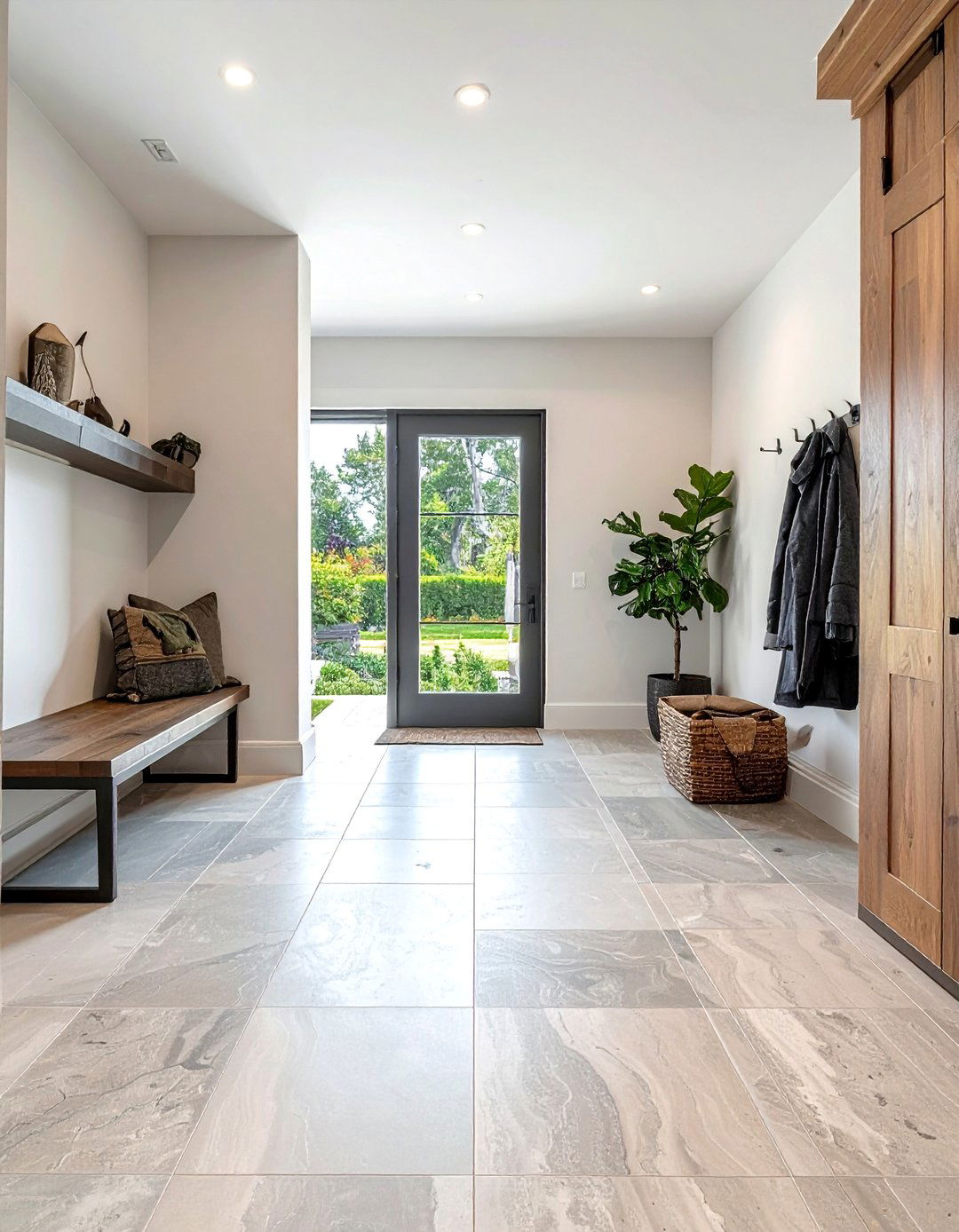 15 Mudroom Tile Floor Ideas for Durability & Style