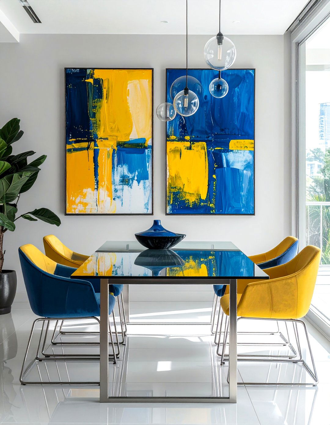 Large Scale Art Dining Room Gallery Wall - 20 Dining Room Gallery Wall Ideas for Stylish Decor