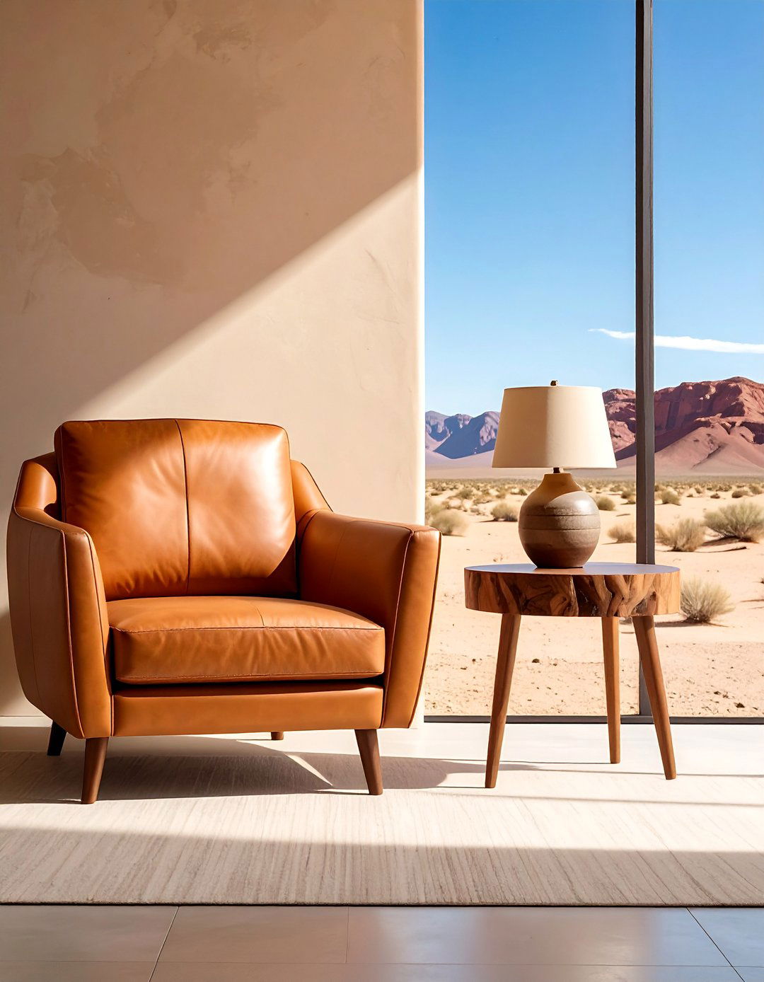 Leather Furniture and Accents - 20 Desert-Themed Room Ideas for a Unique Aesthetic