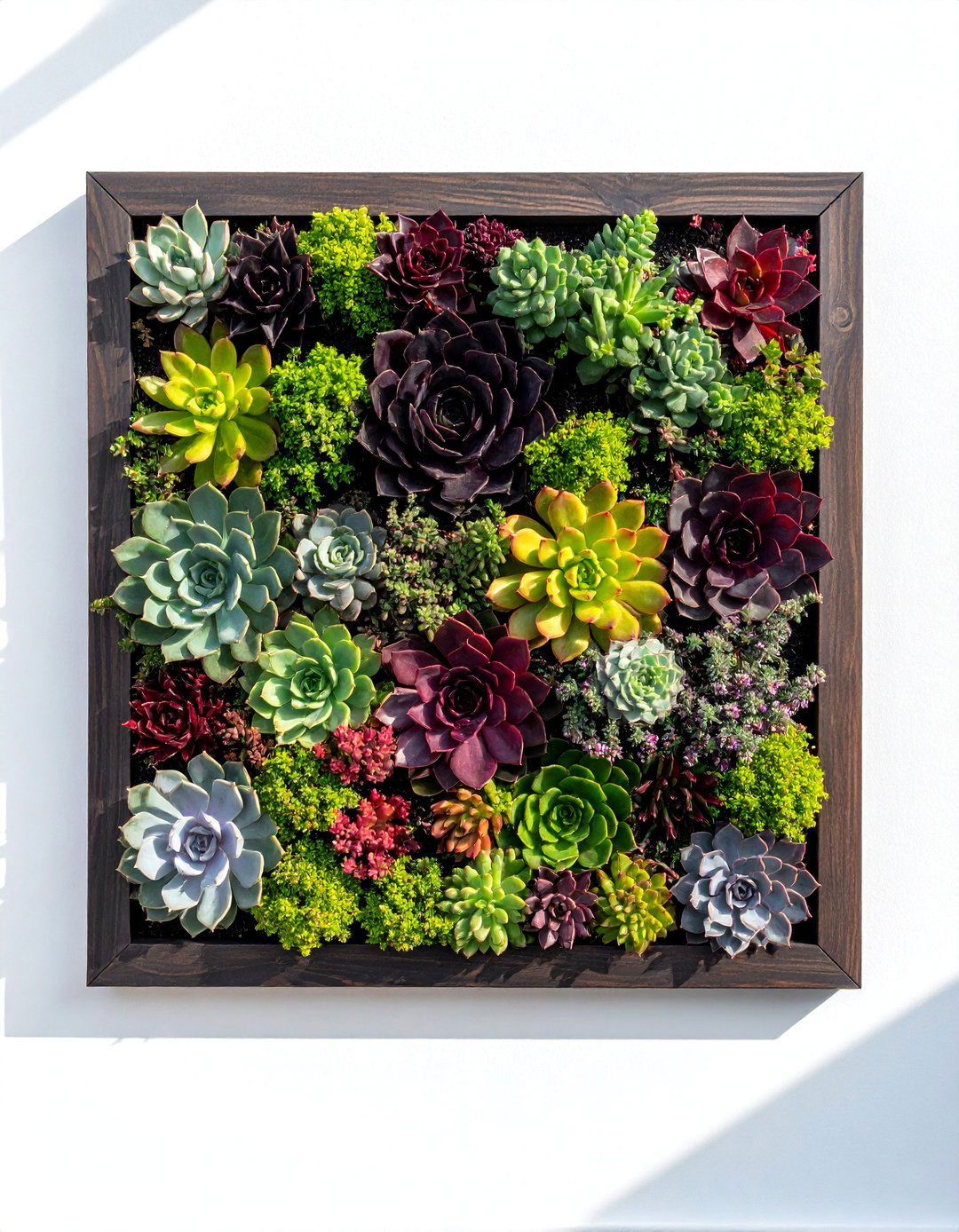 Living Wall Art Frame Vertical Garden - 40 Vertical Garden Ideas for Small Spaces