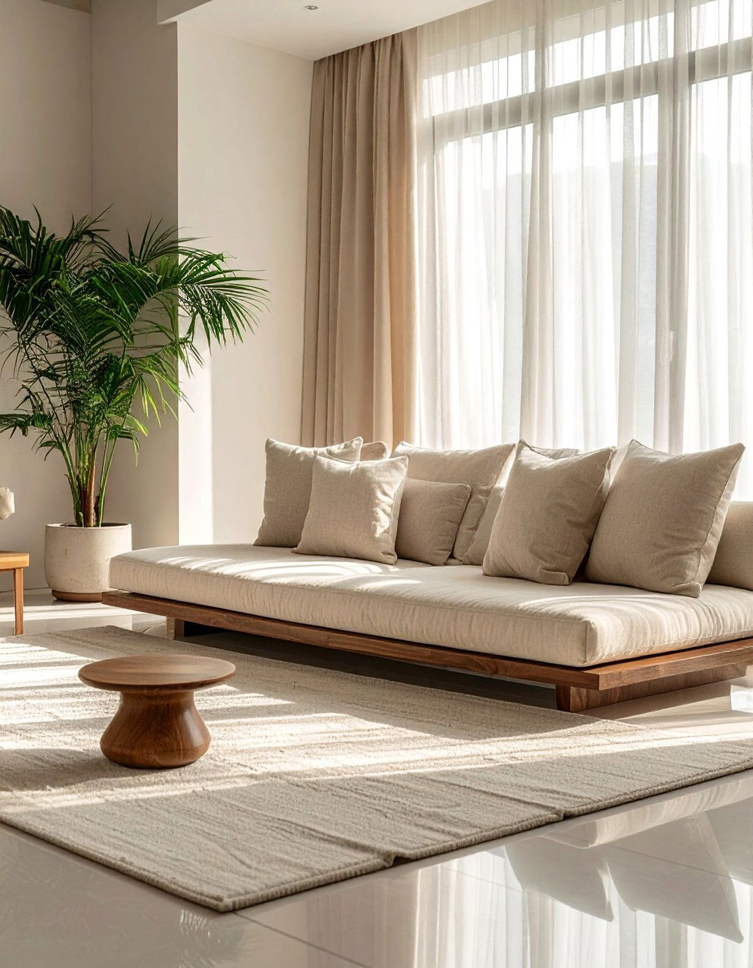 Low Profile Platform Seating - 25 Asian Living Room Ideas for a Zen-Inspired Space
