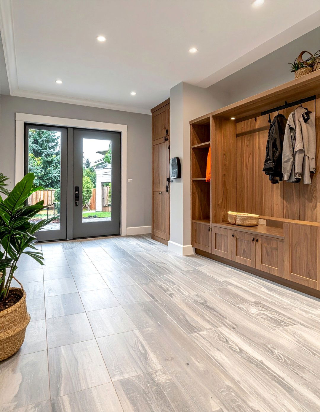 Luxury Vinyl Tile Performance - 15 Mudroom Floor Ideas for a Functional Entryway