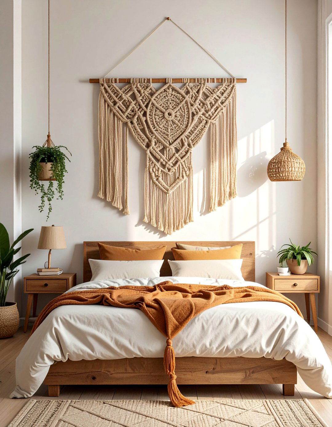 Macrame Wall Hangings - 25 Hippie Bedroom Ideas for a Bohemian Retreat